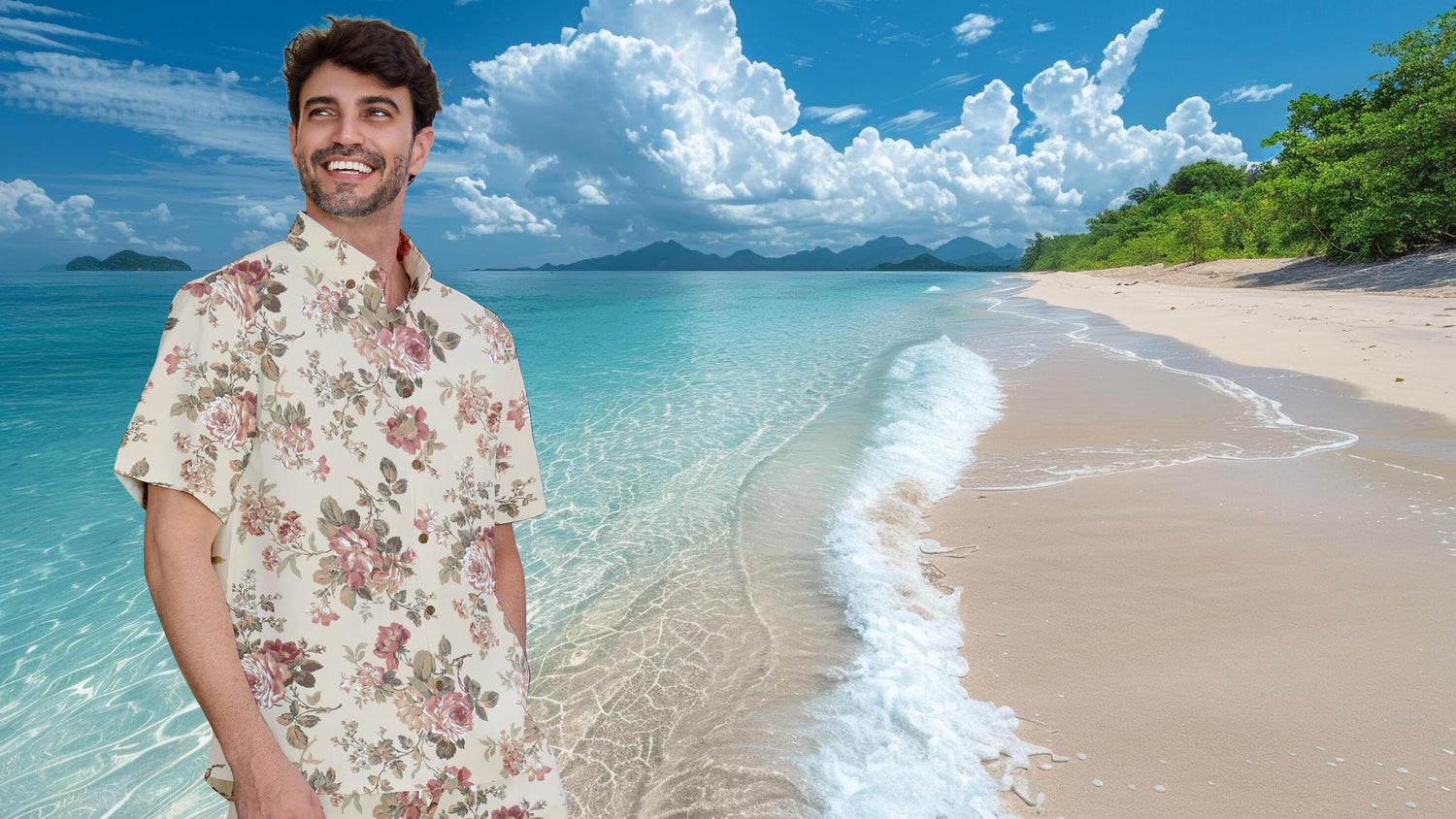 Hawaiian shirts for New Year party