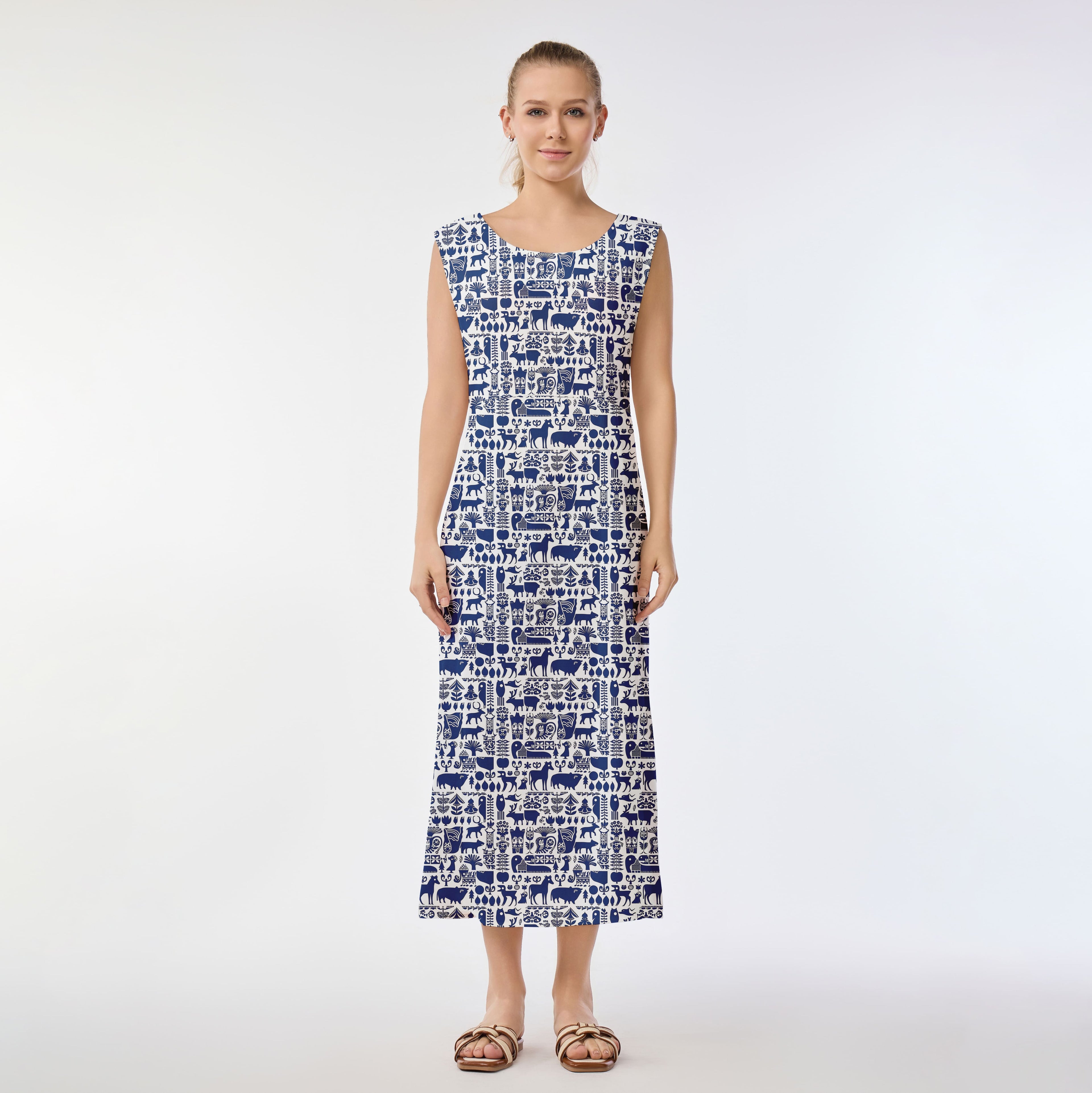 Tribal Harmony Muumuu Dress