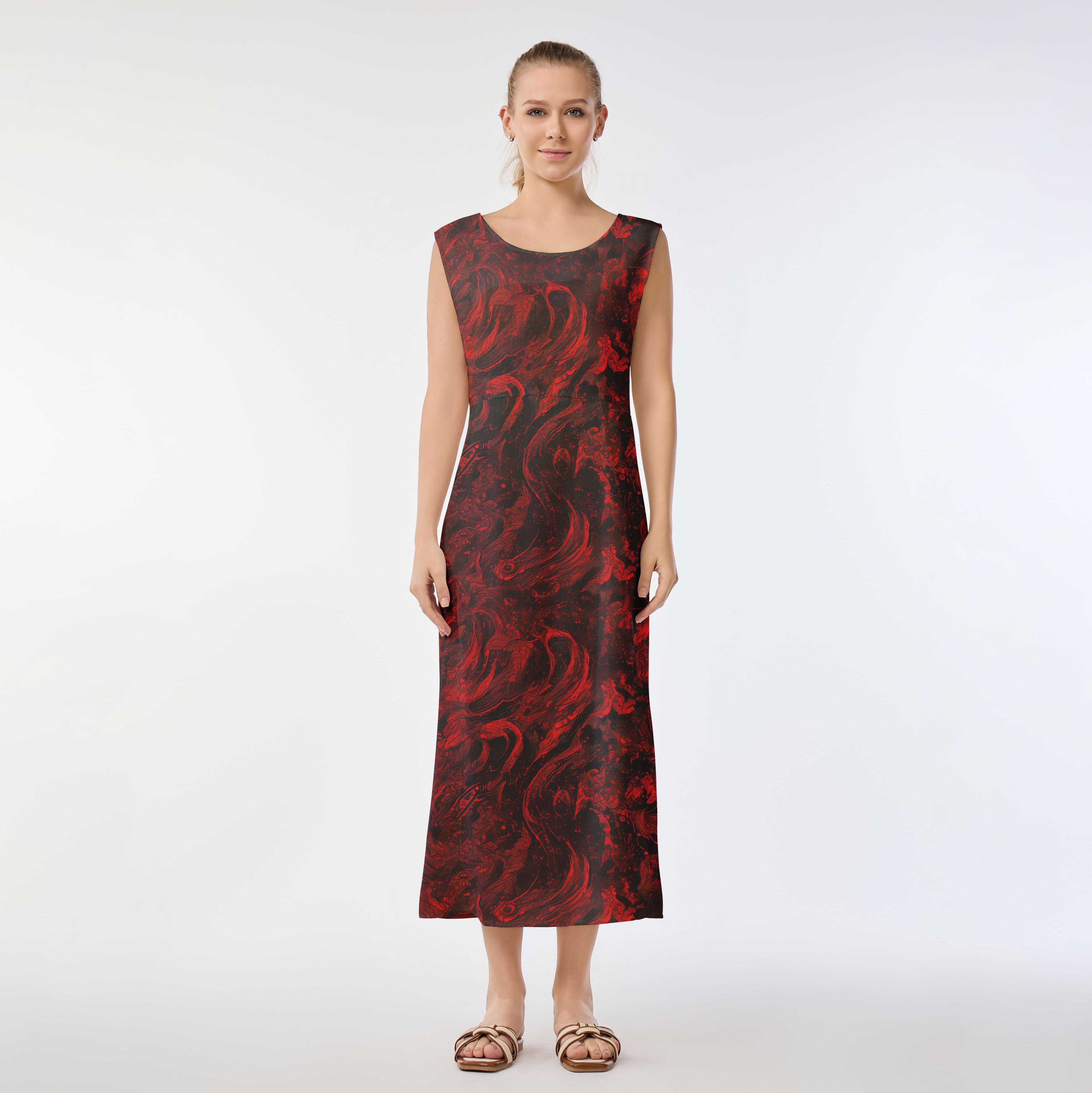 Inferno Swirl Muumuu Dress
