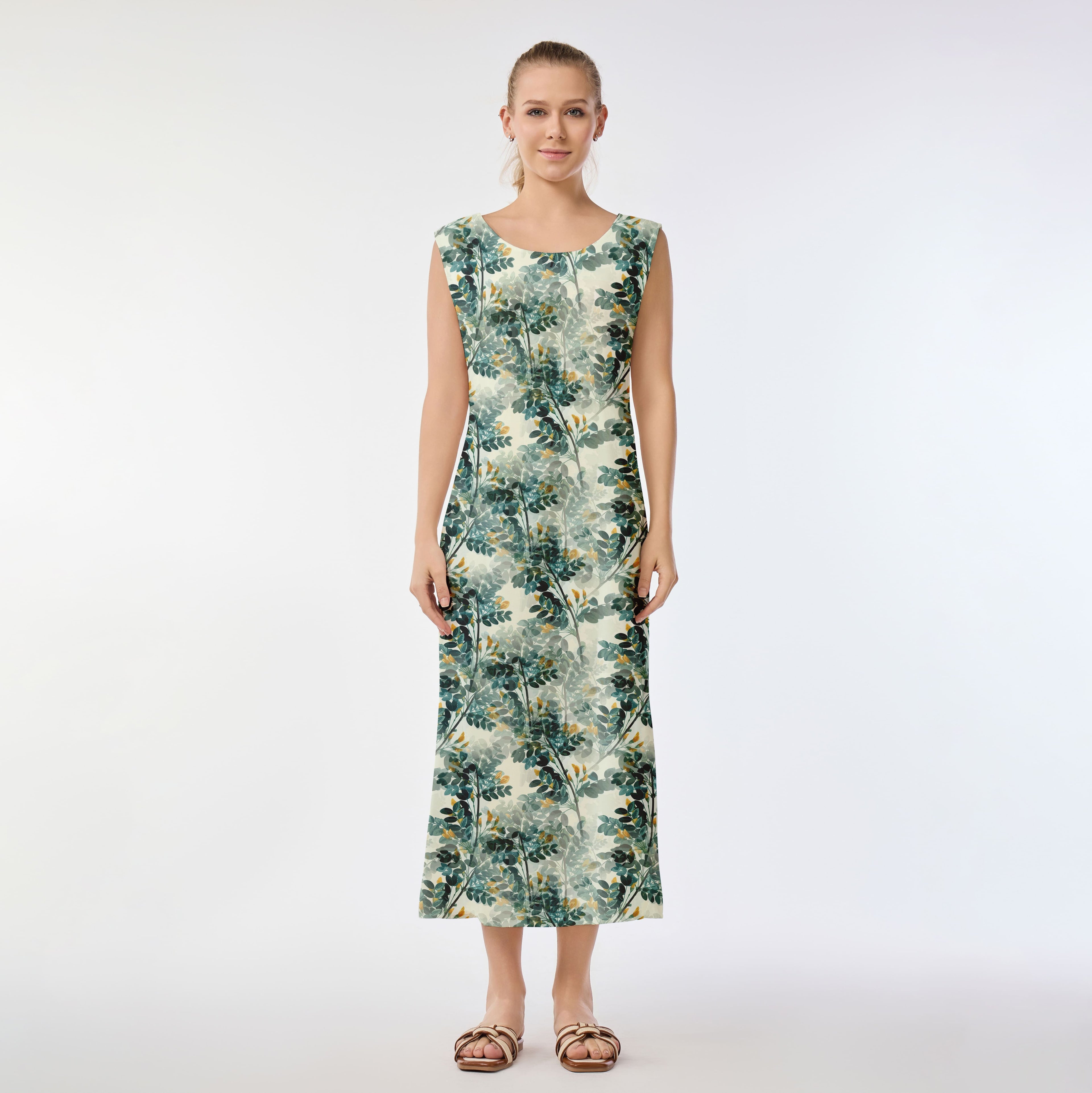 Tropical Film Roll Muumuu Dress