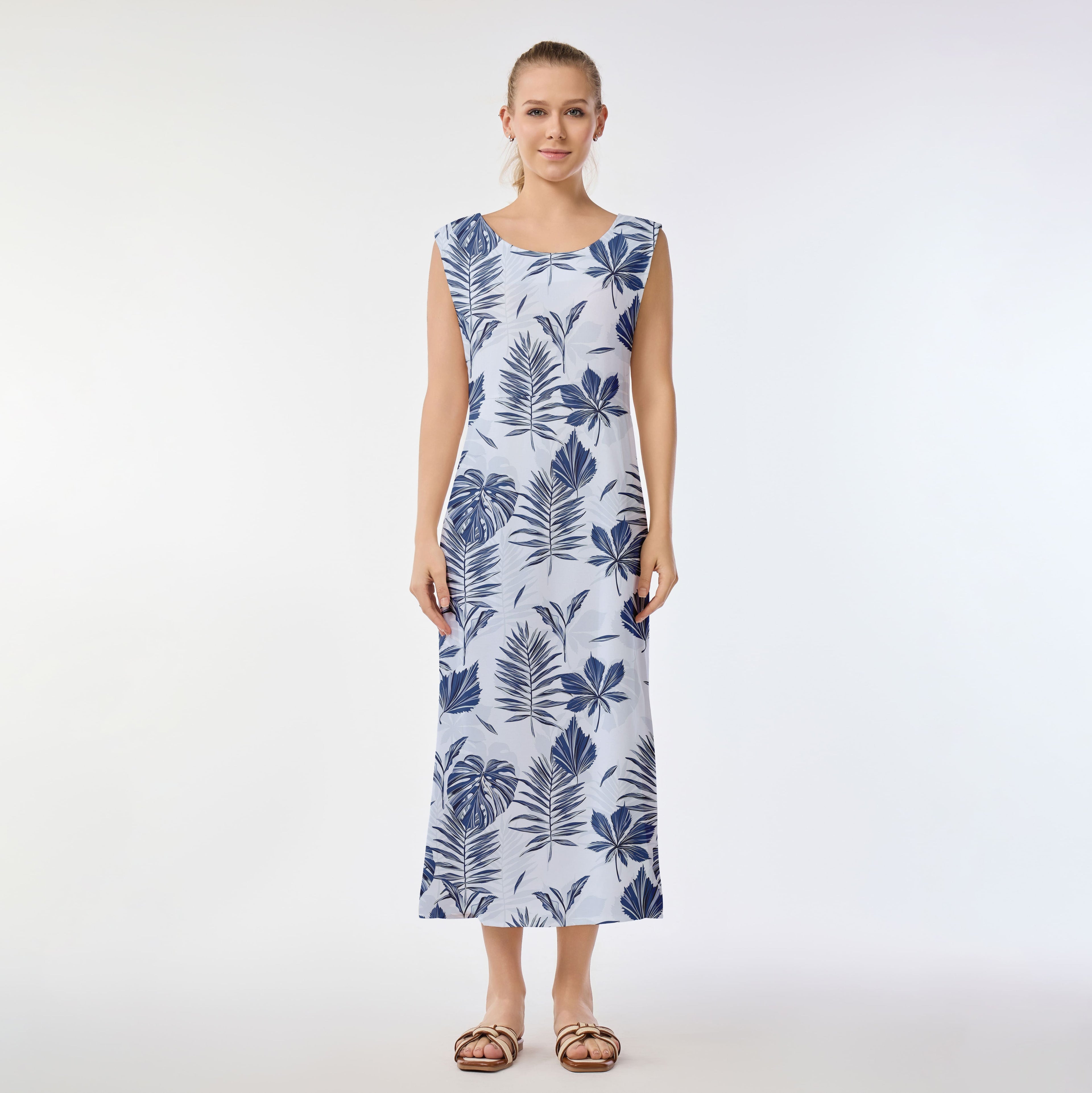 Palm Serenity Muumuu Dress