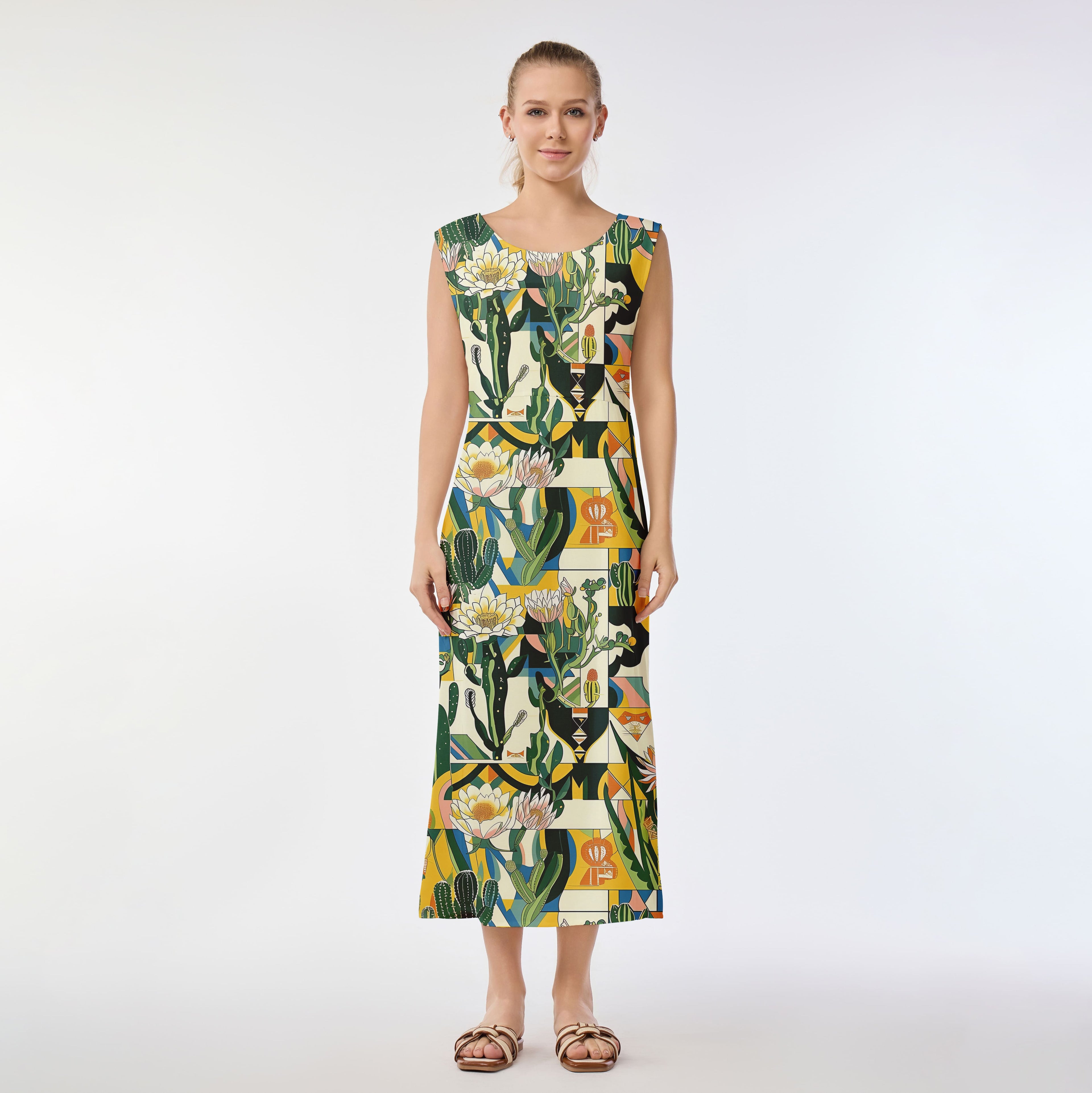 Desert Oasis Muumuu Dress