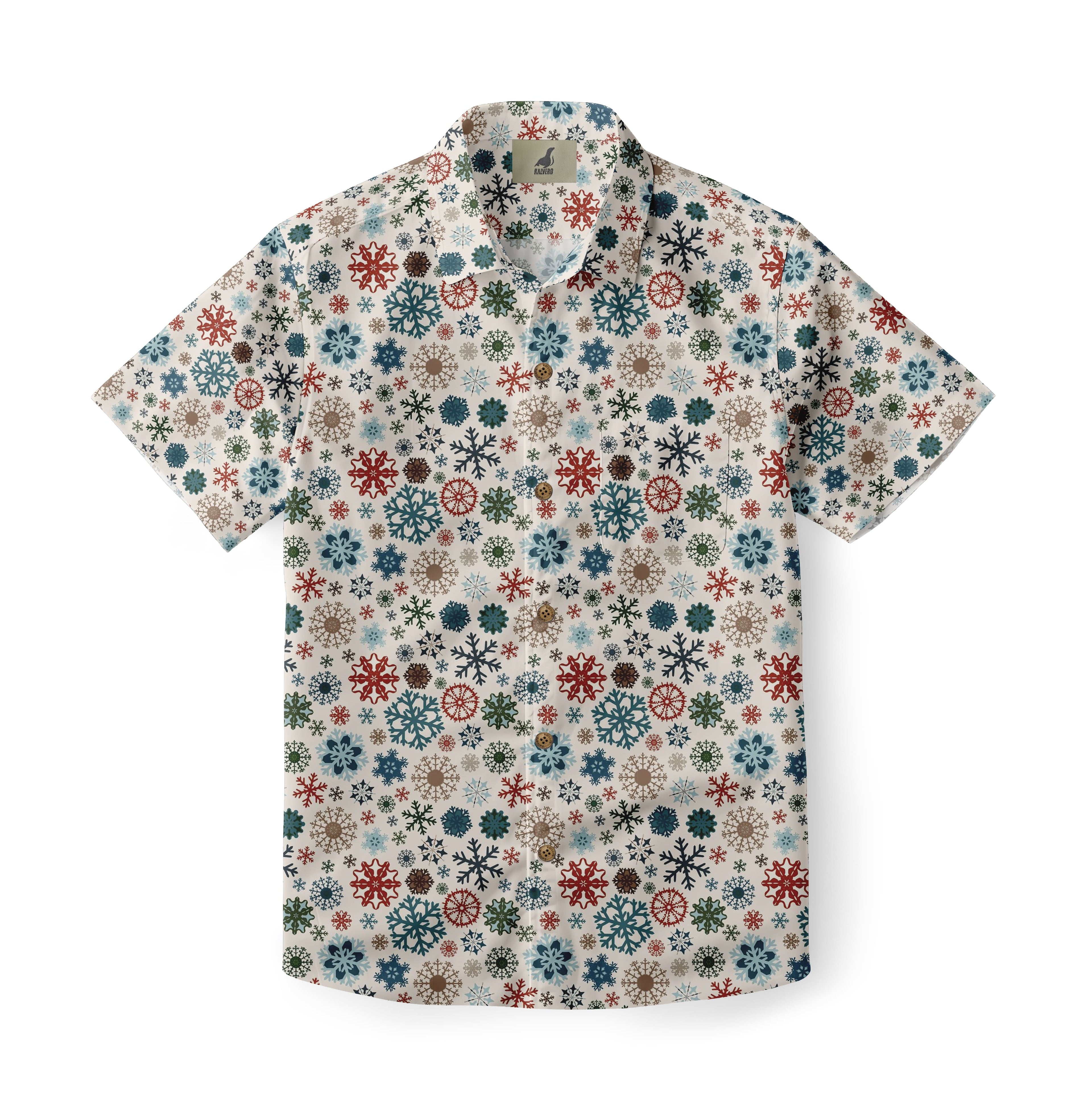 Snowflake Christmas Hawaiian Shirt