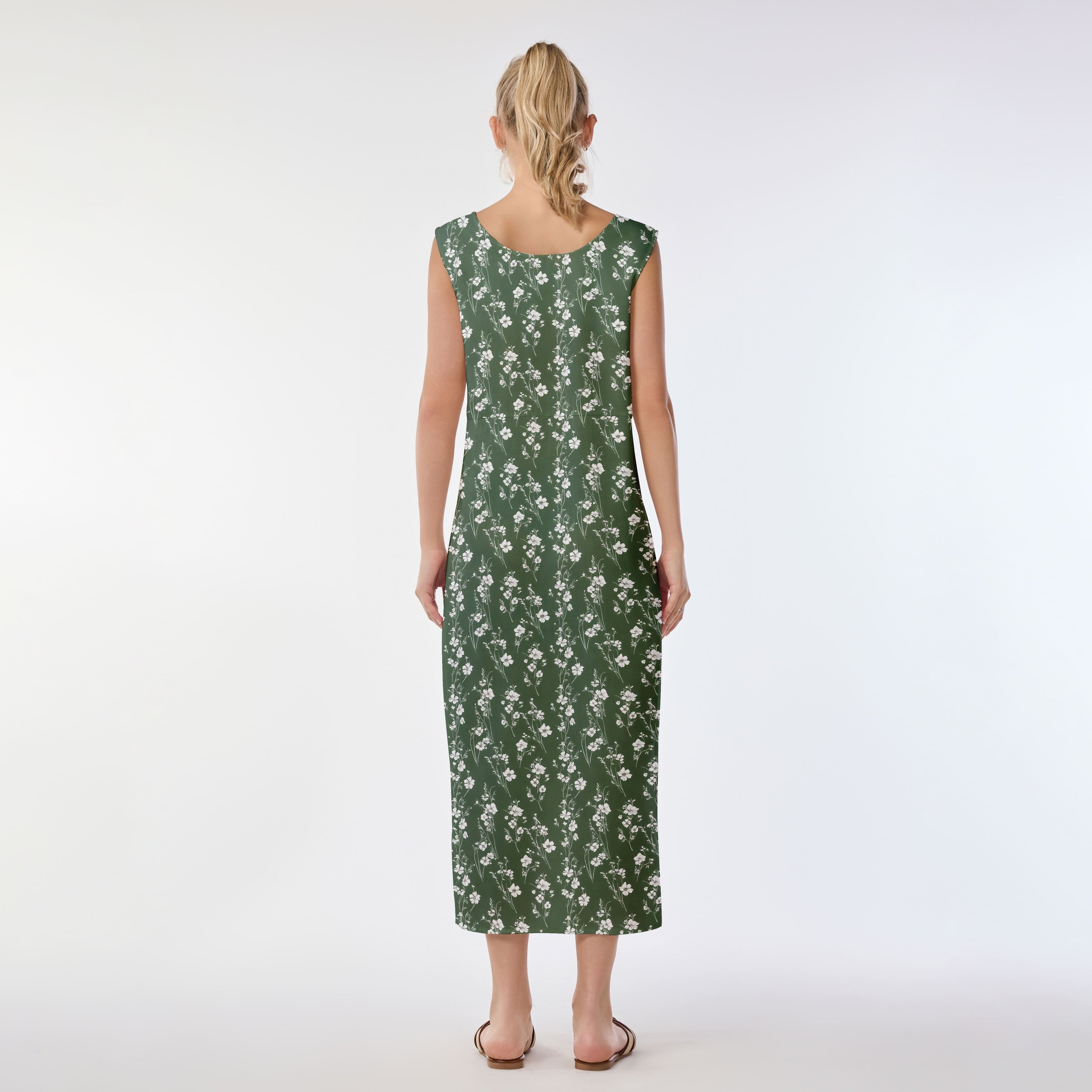 Tranquil Blossoms Muumuu Dress
