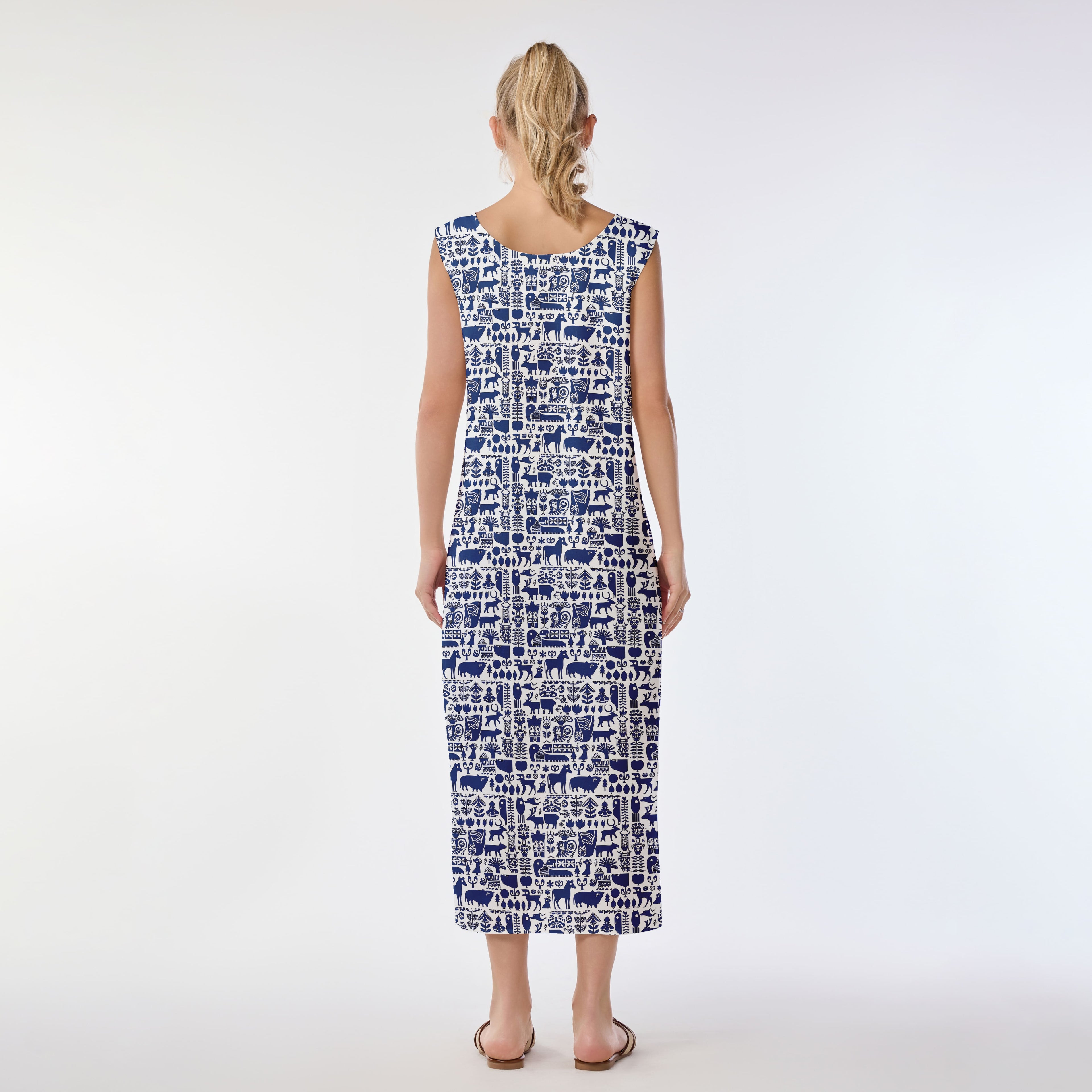 Tribal Harmony Muumuu Dress
