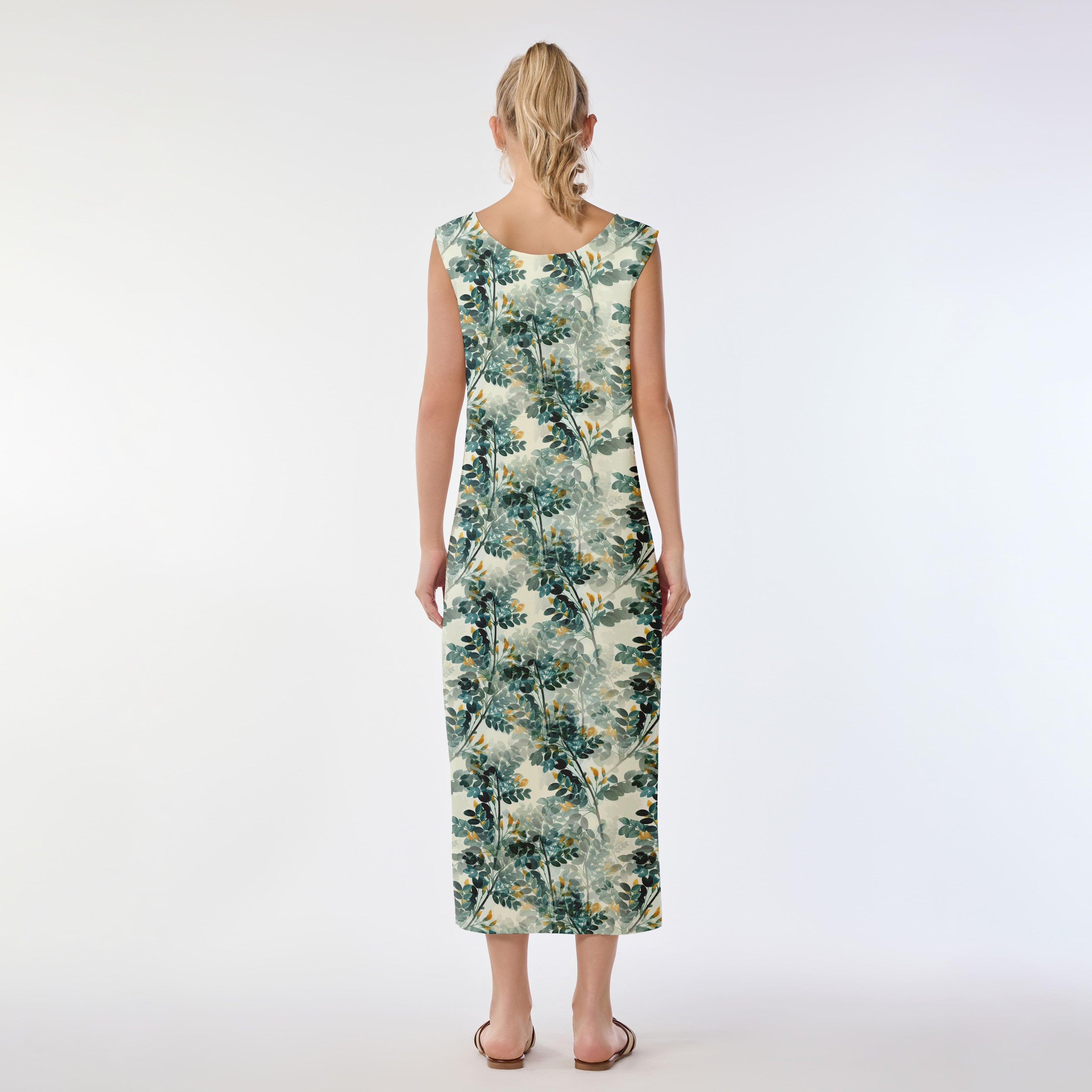 Tropical Film Roll Muumuu Dress