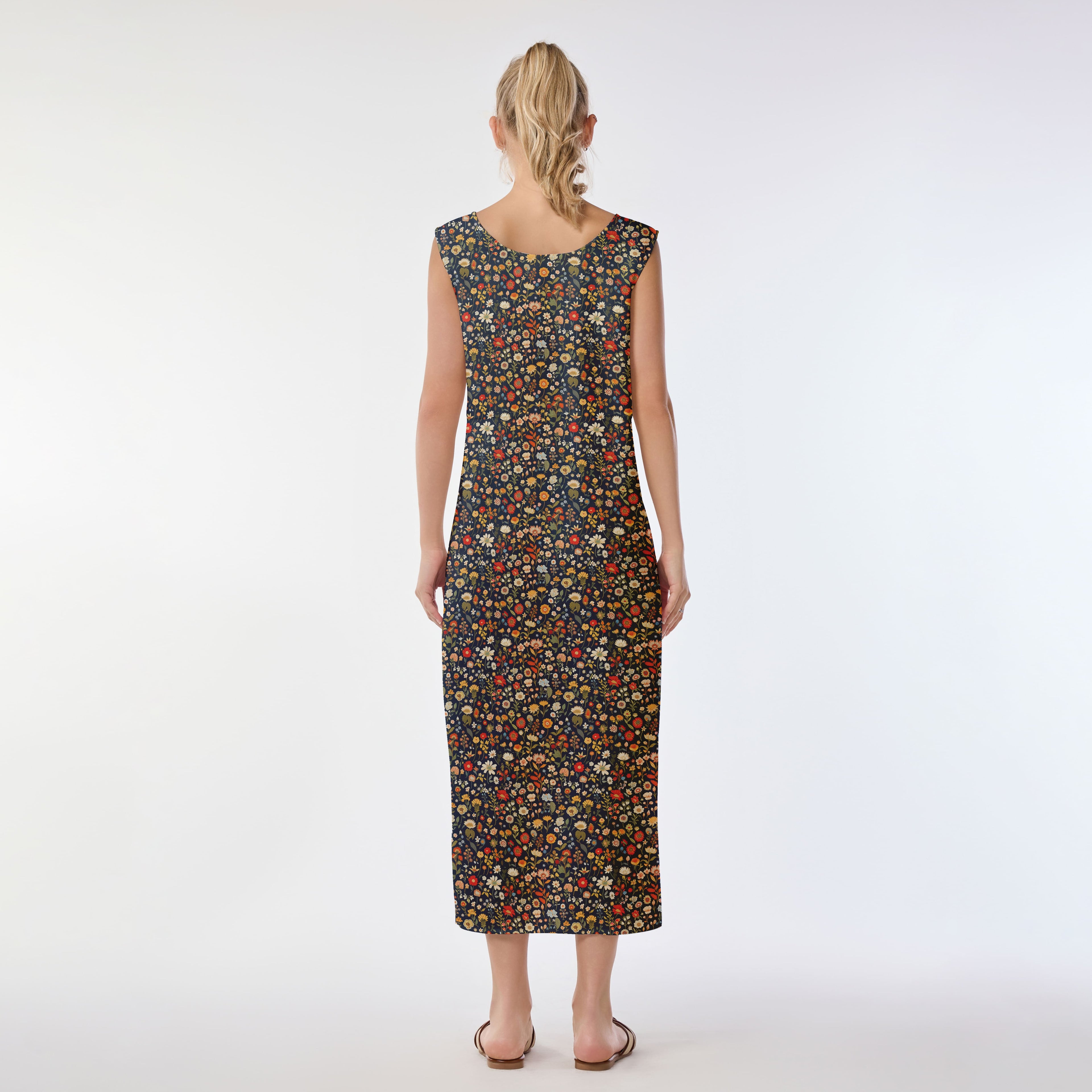 Floral Nocturne Muumuu Dress