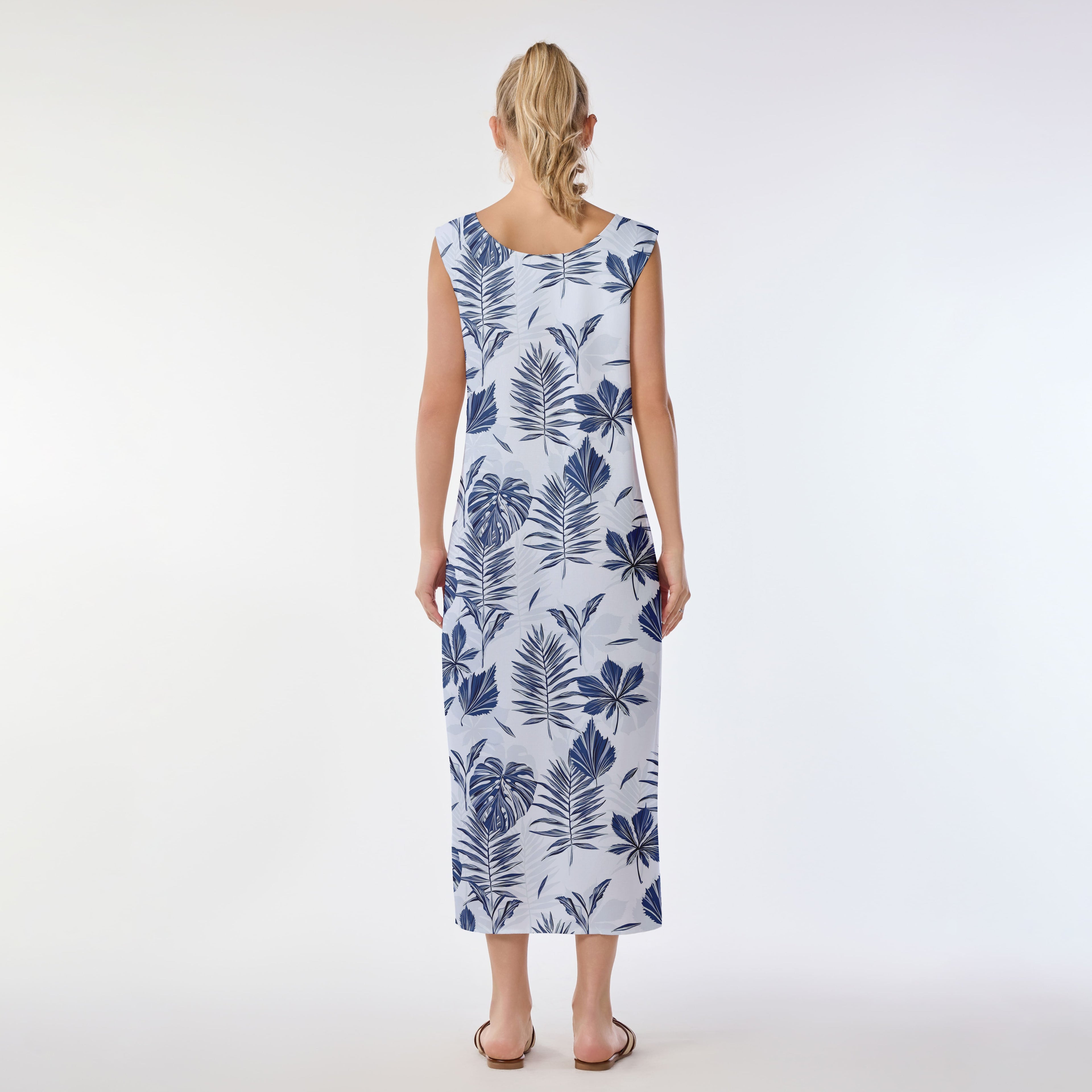 Palm Serenity Muumuu Dress