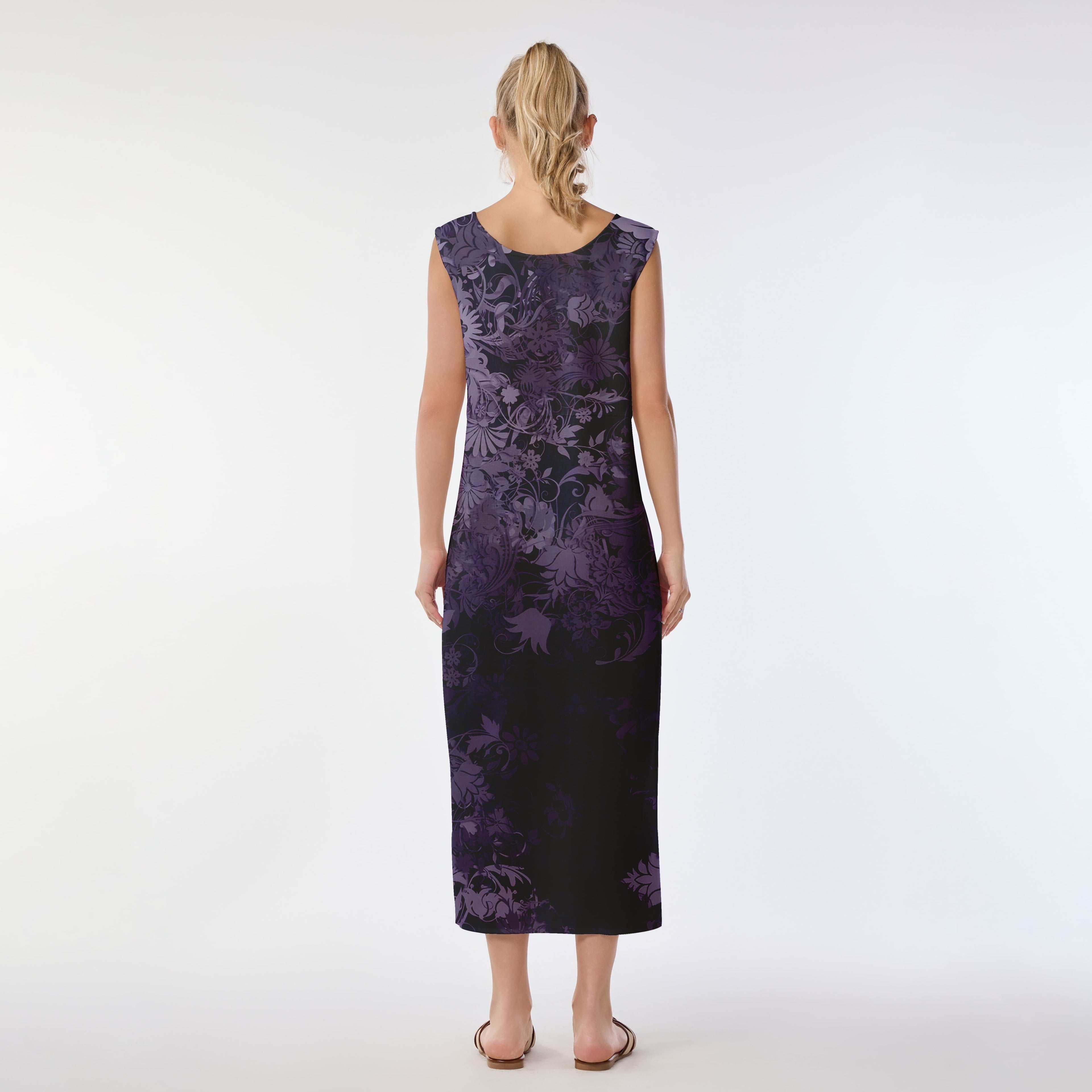 Purple Elegance Muumuu Dress