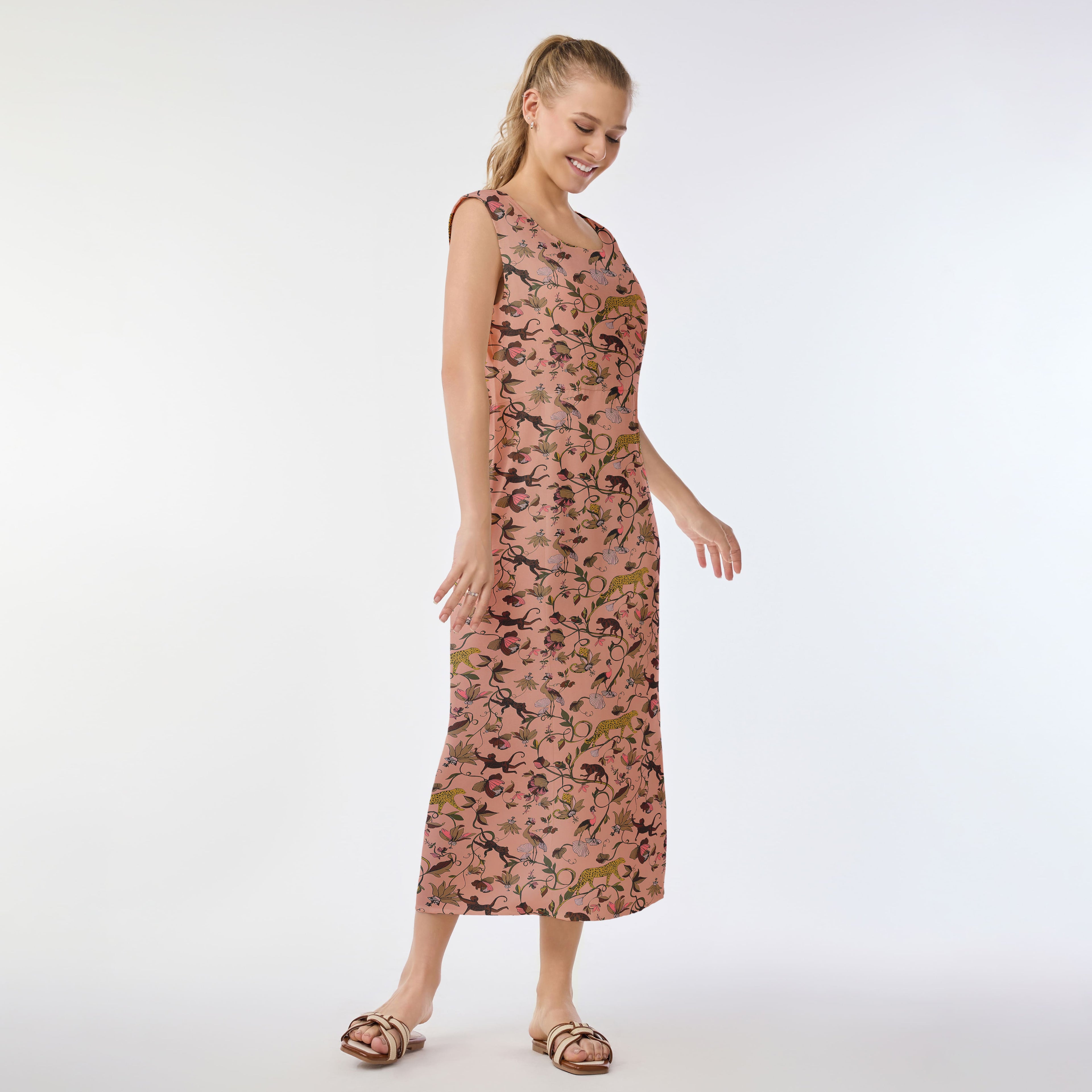 Jungle Odyssey Muumuu Dress