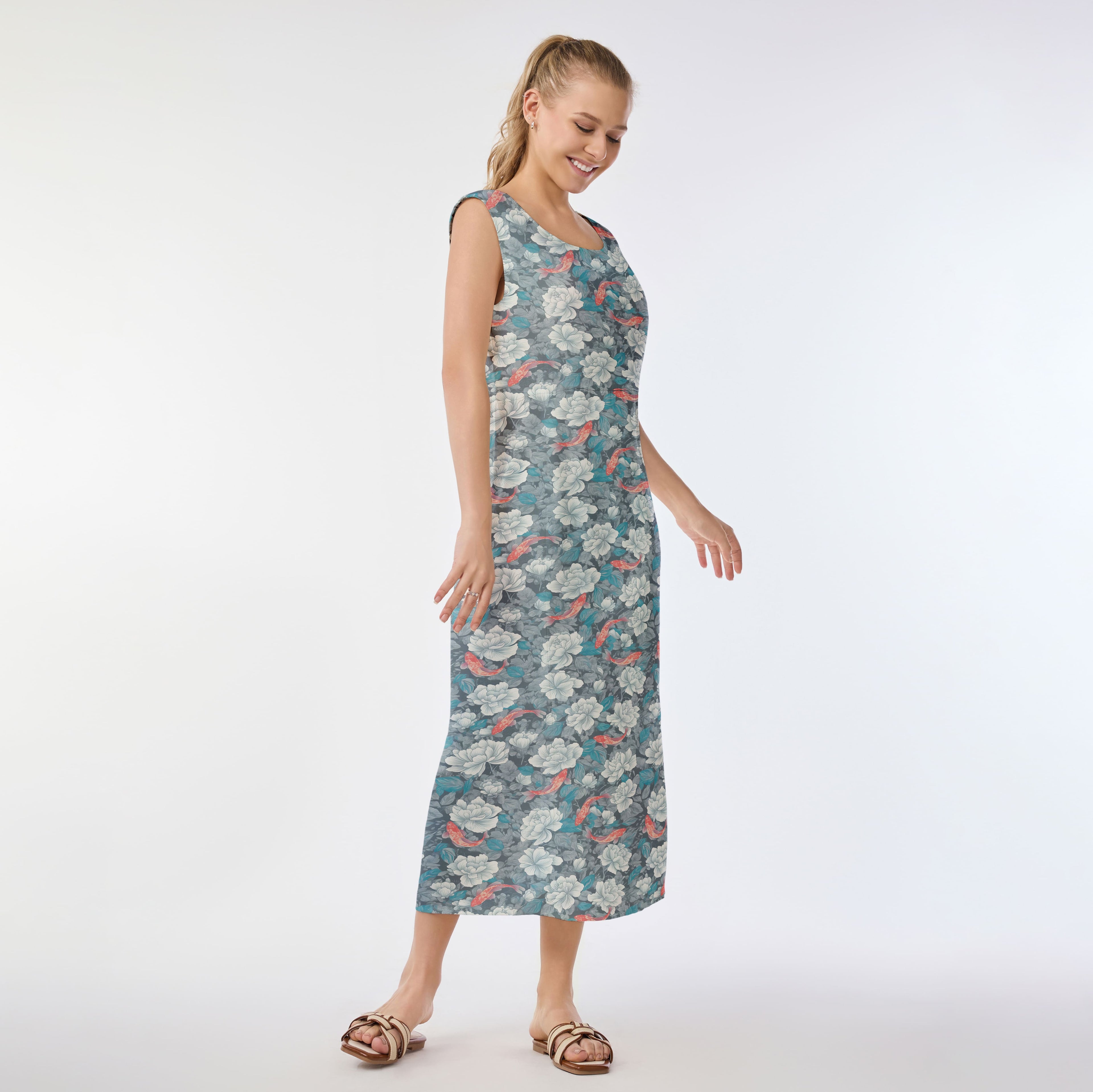Koi Serenity Muumuu Dress