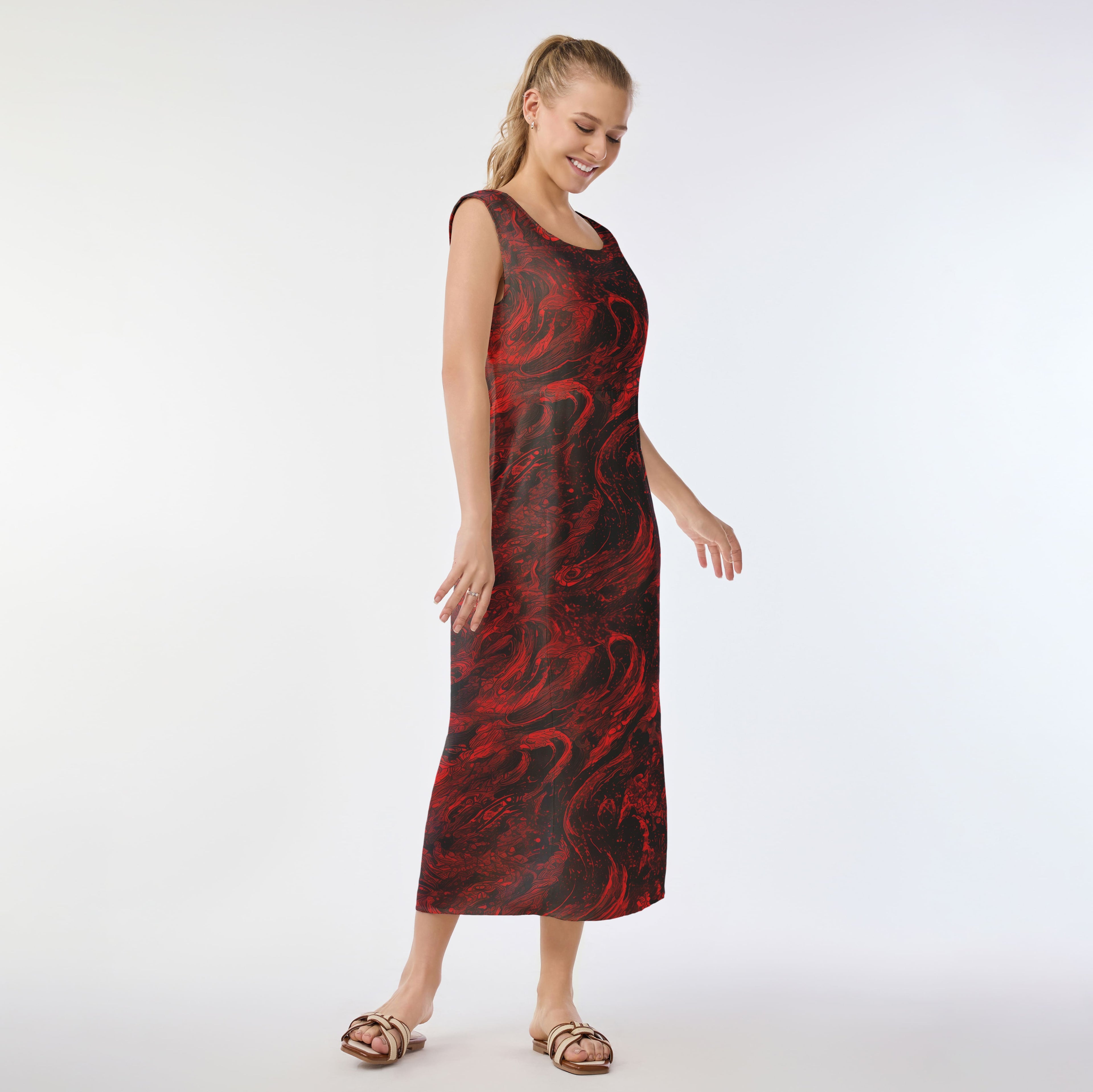 Inferno Swirl Muumuu Dress