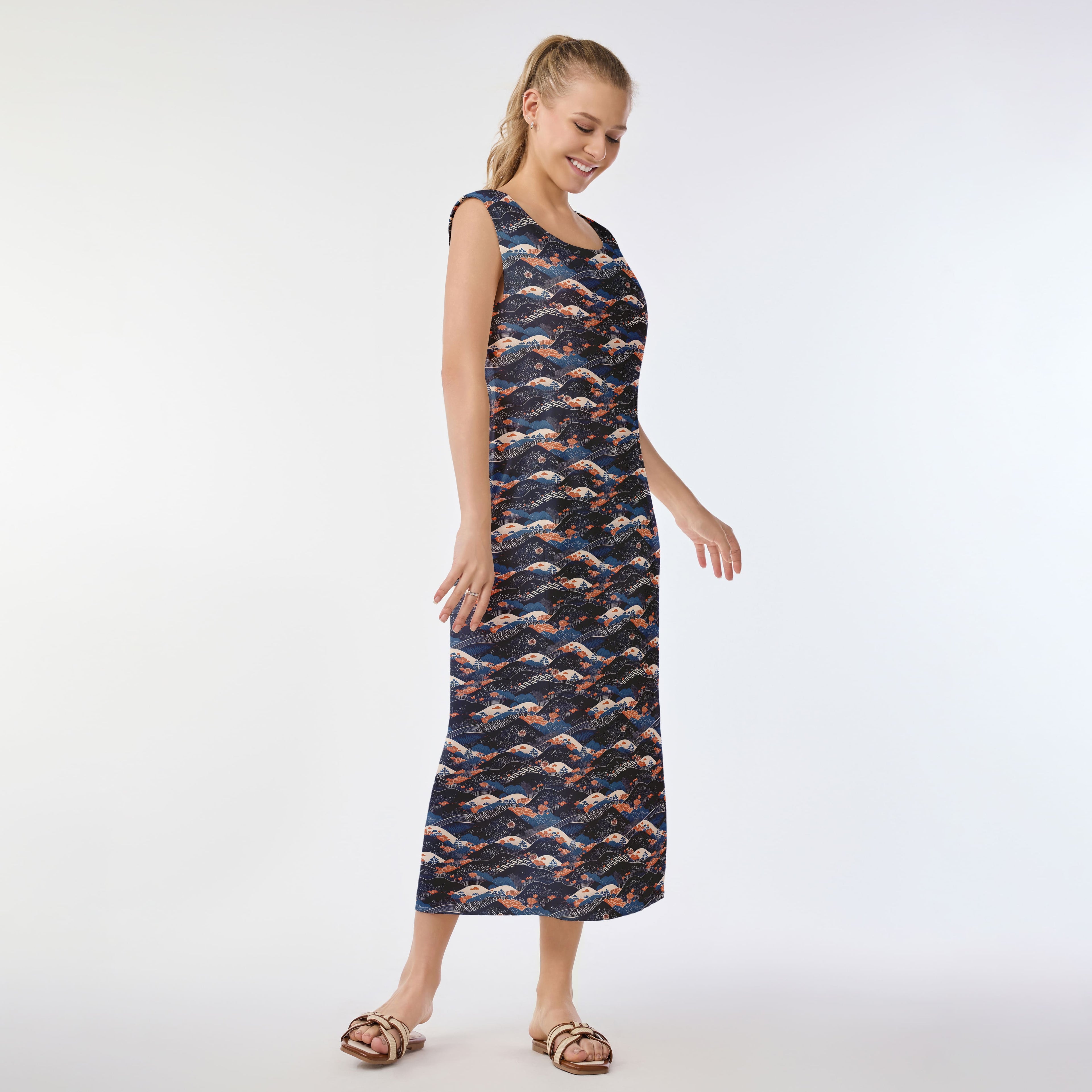 Mystic Mountains Muumuu Dress