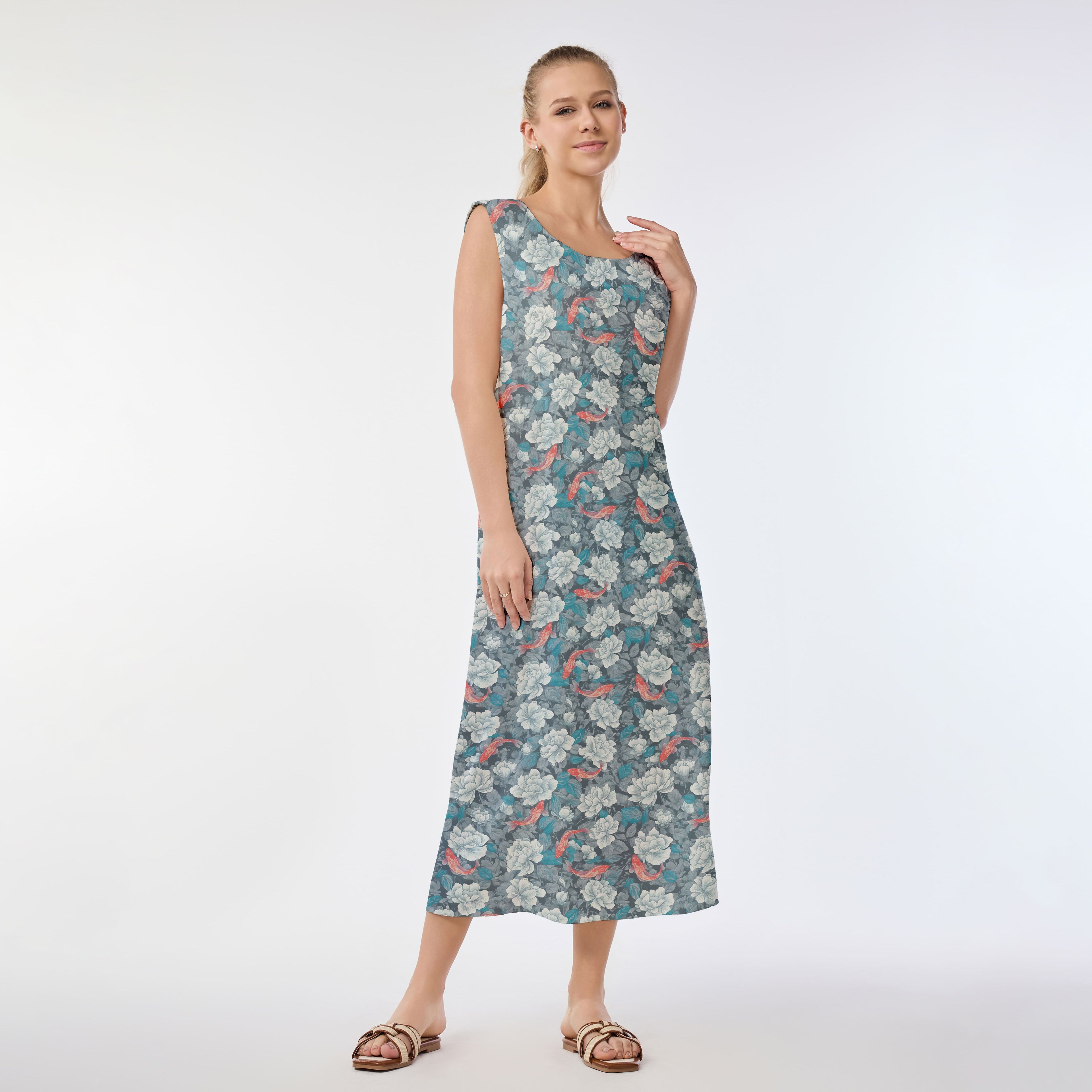 Koi Serenity Muumuu Dress