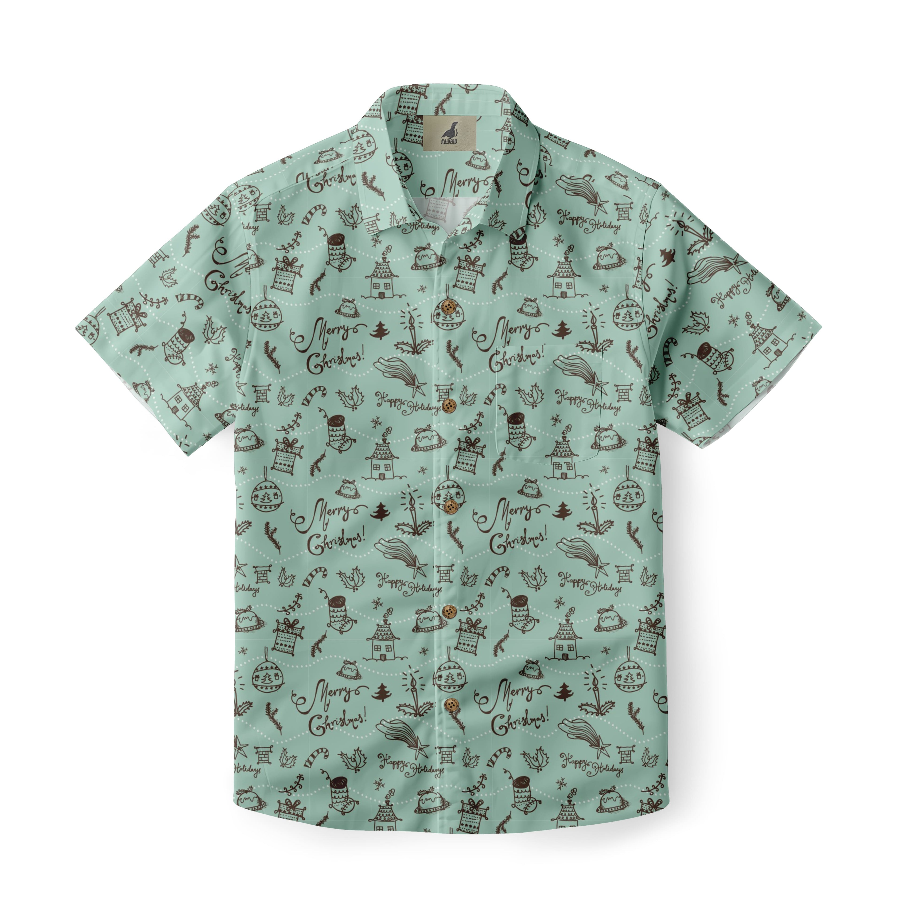 Merry Doodle Aloha Shirt