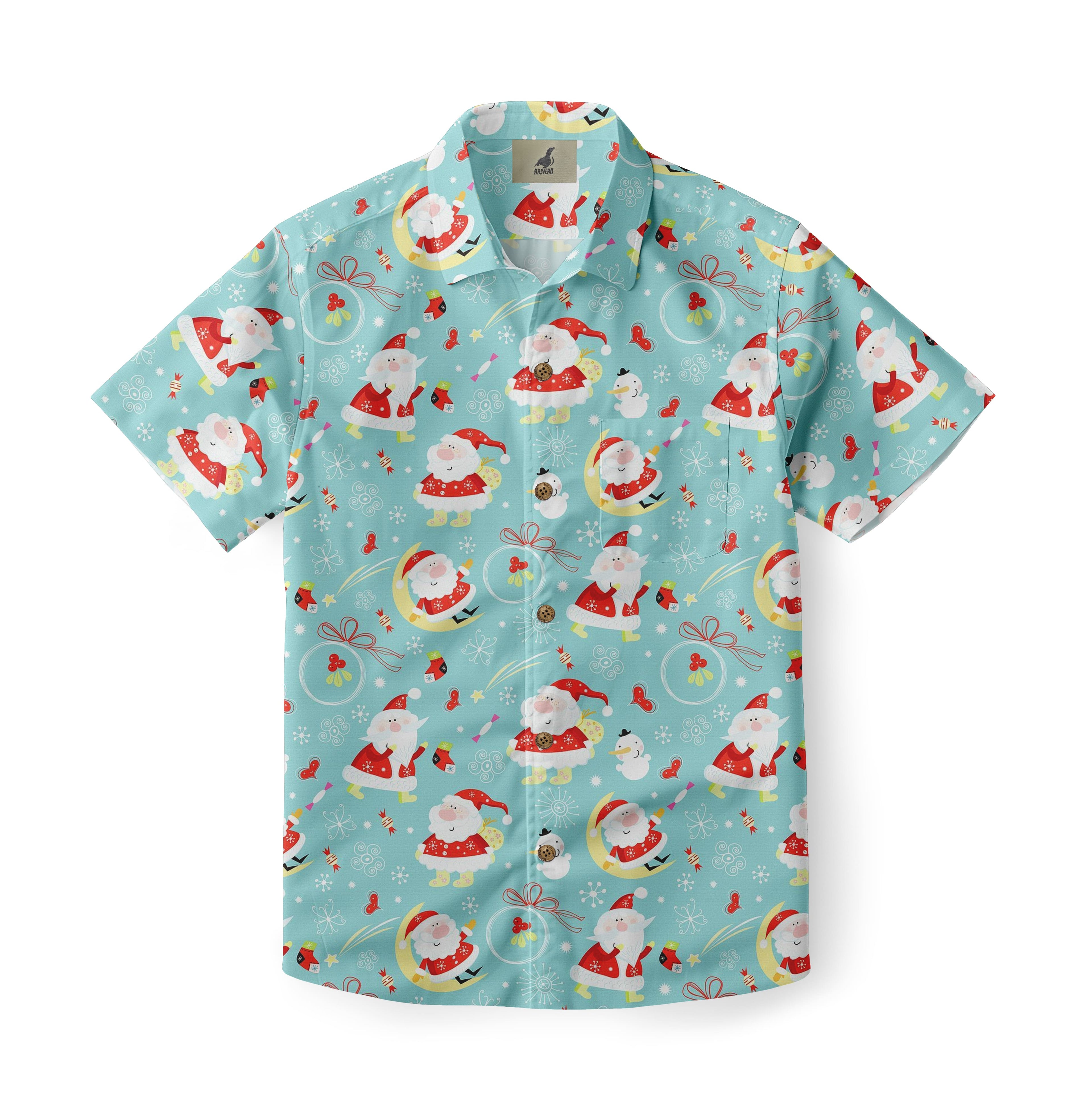 Jolly Snowman Aloha Shirt