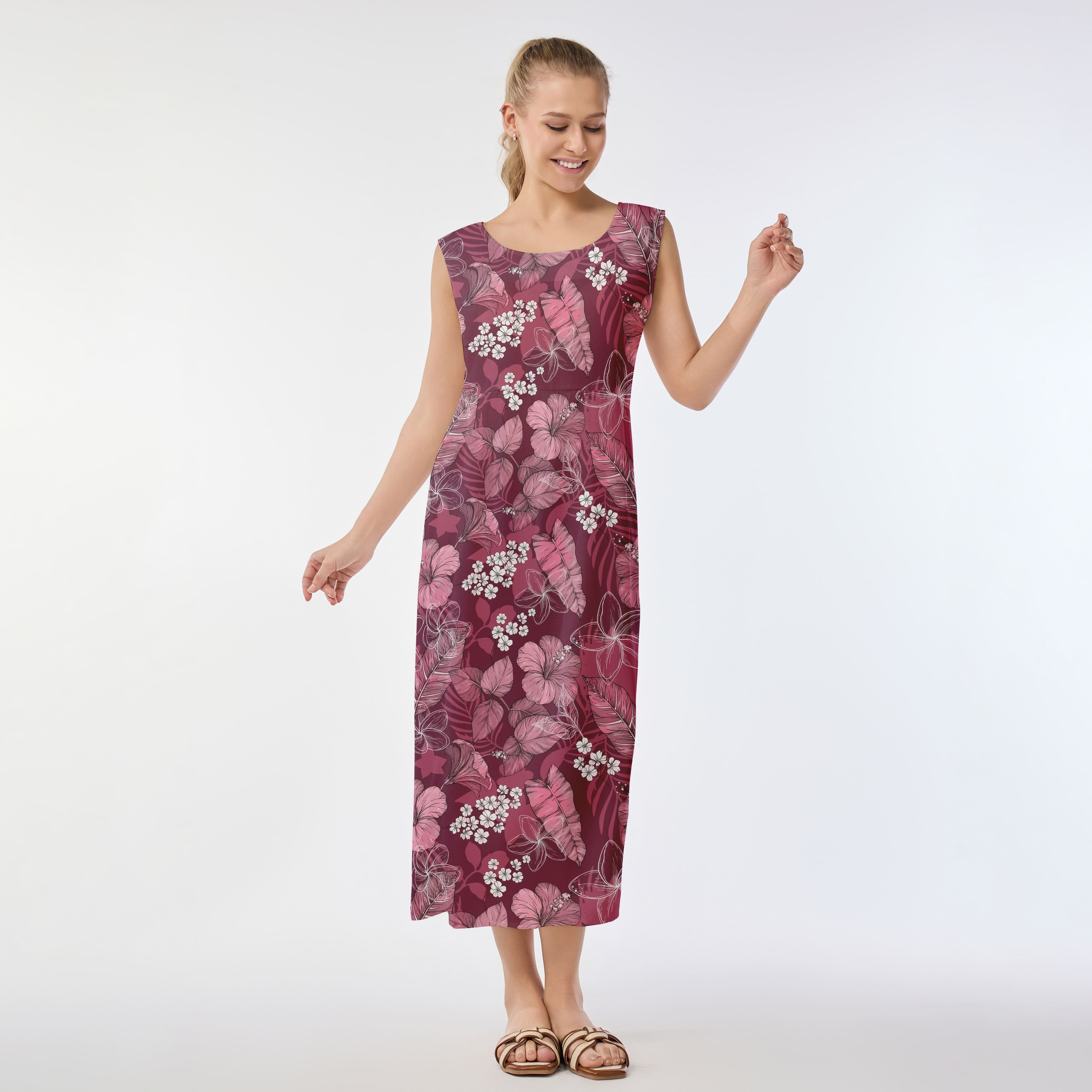 Scarlet Island Muumuu Dress