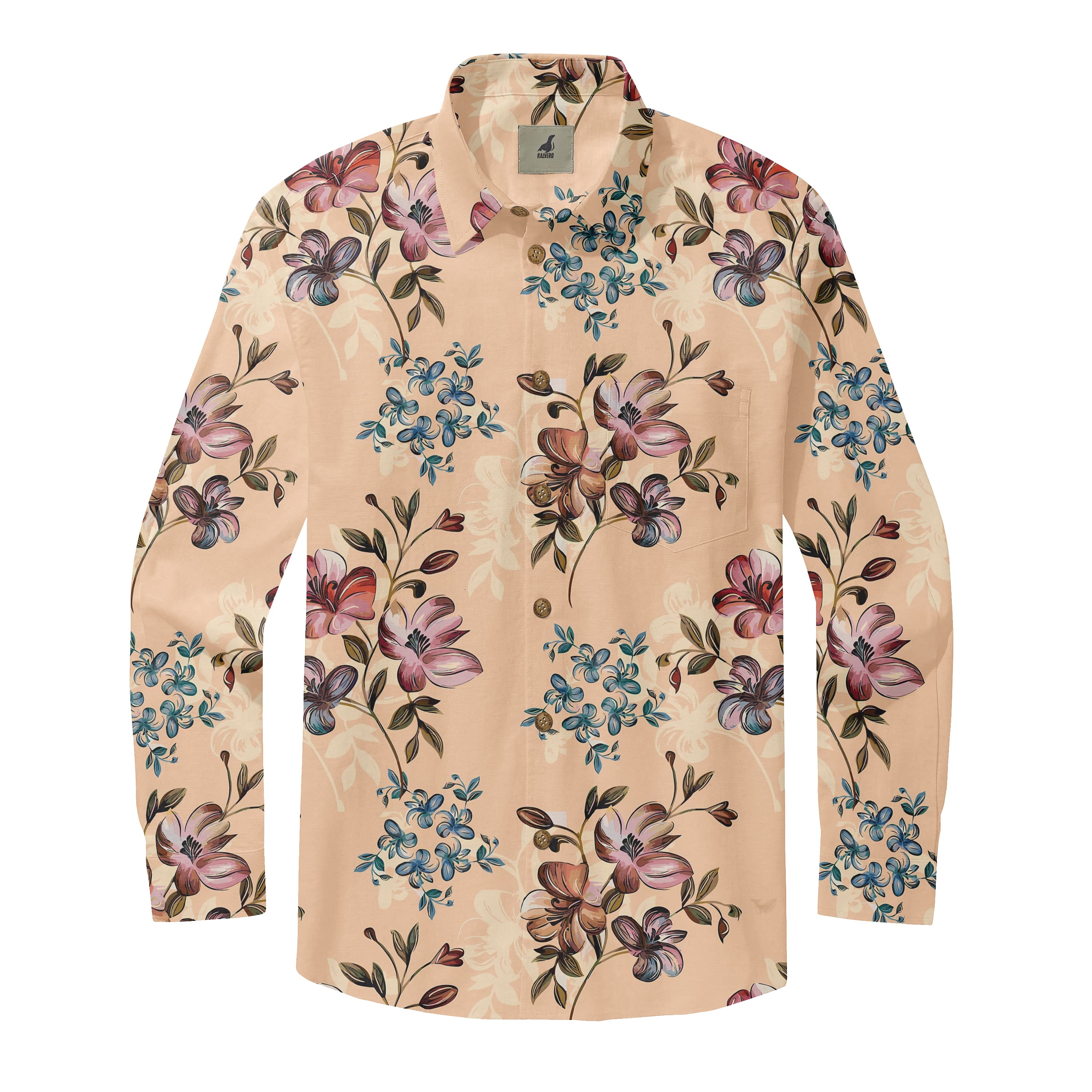 Pastel Bloom Long Sleeve Shirts