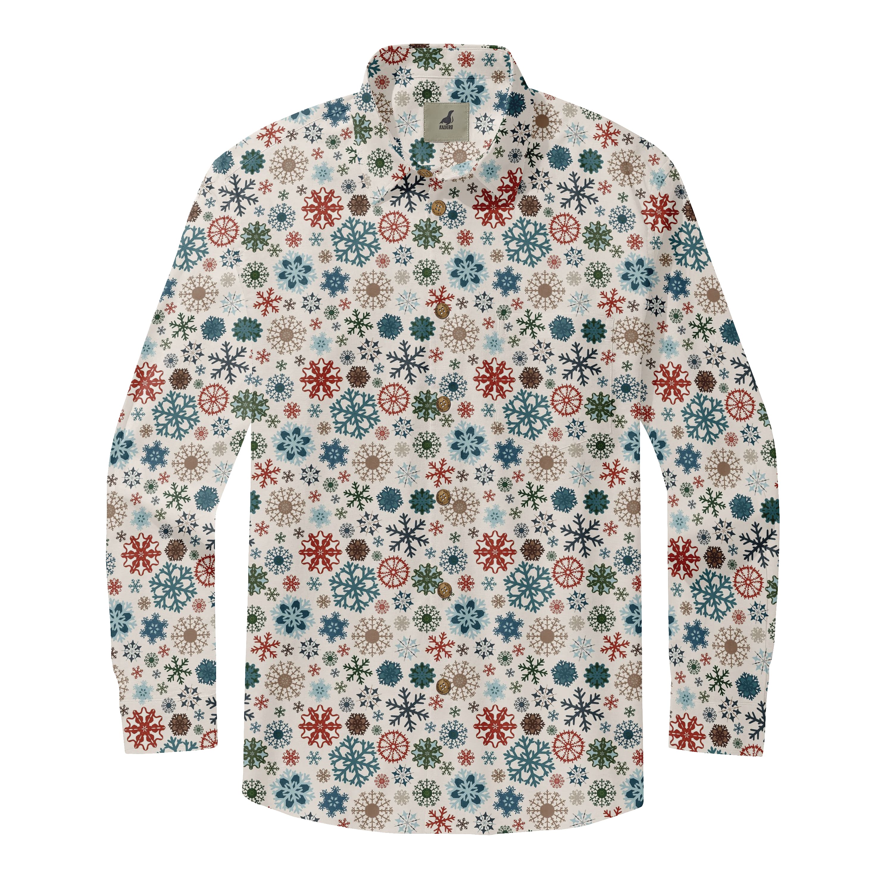 Snowflake Christmas Long Sleeve Shirt