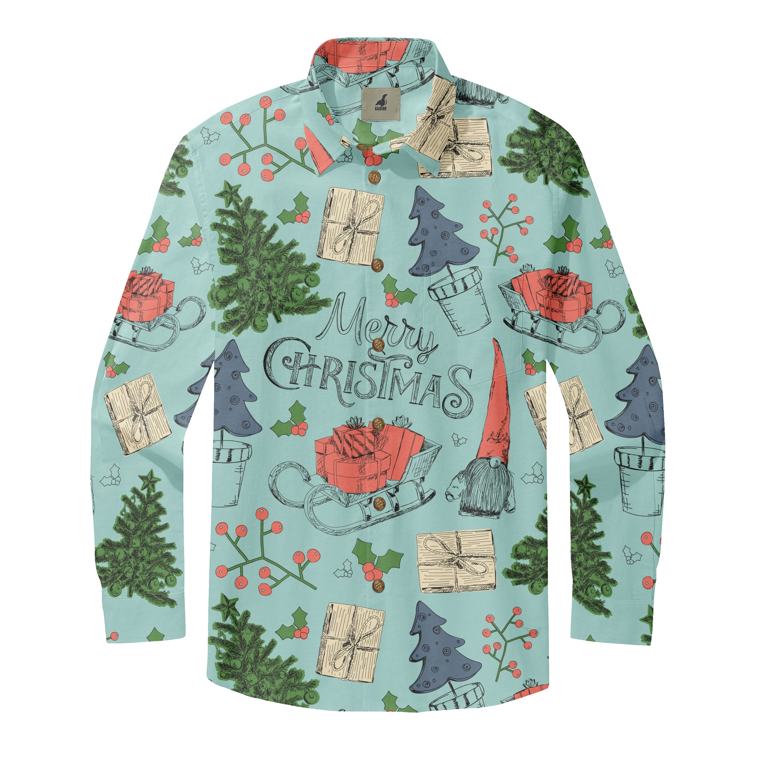 Christmas Sketchbook Long Sleeve Shirt