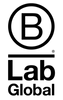 Features the word 'blab' in lowercase letters, with 'global' in smaller text below. The design is modern and clean, emphasizing a global reach and communication.