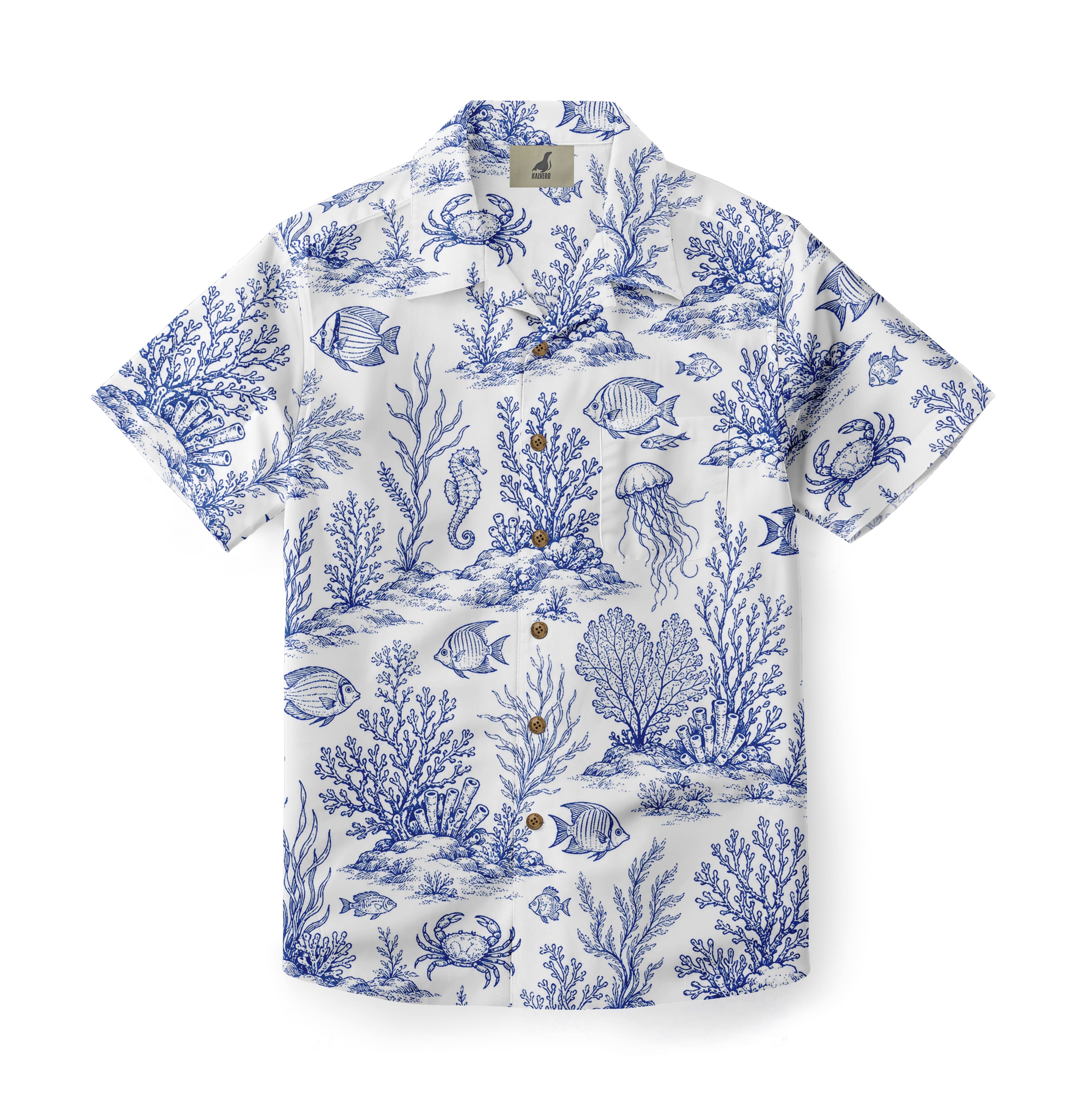 Blue Coral Sanctuary Hawaiian shirt