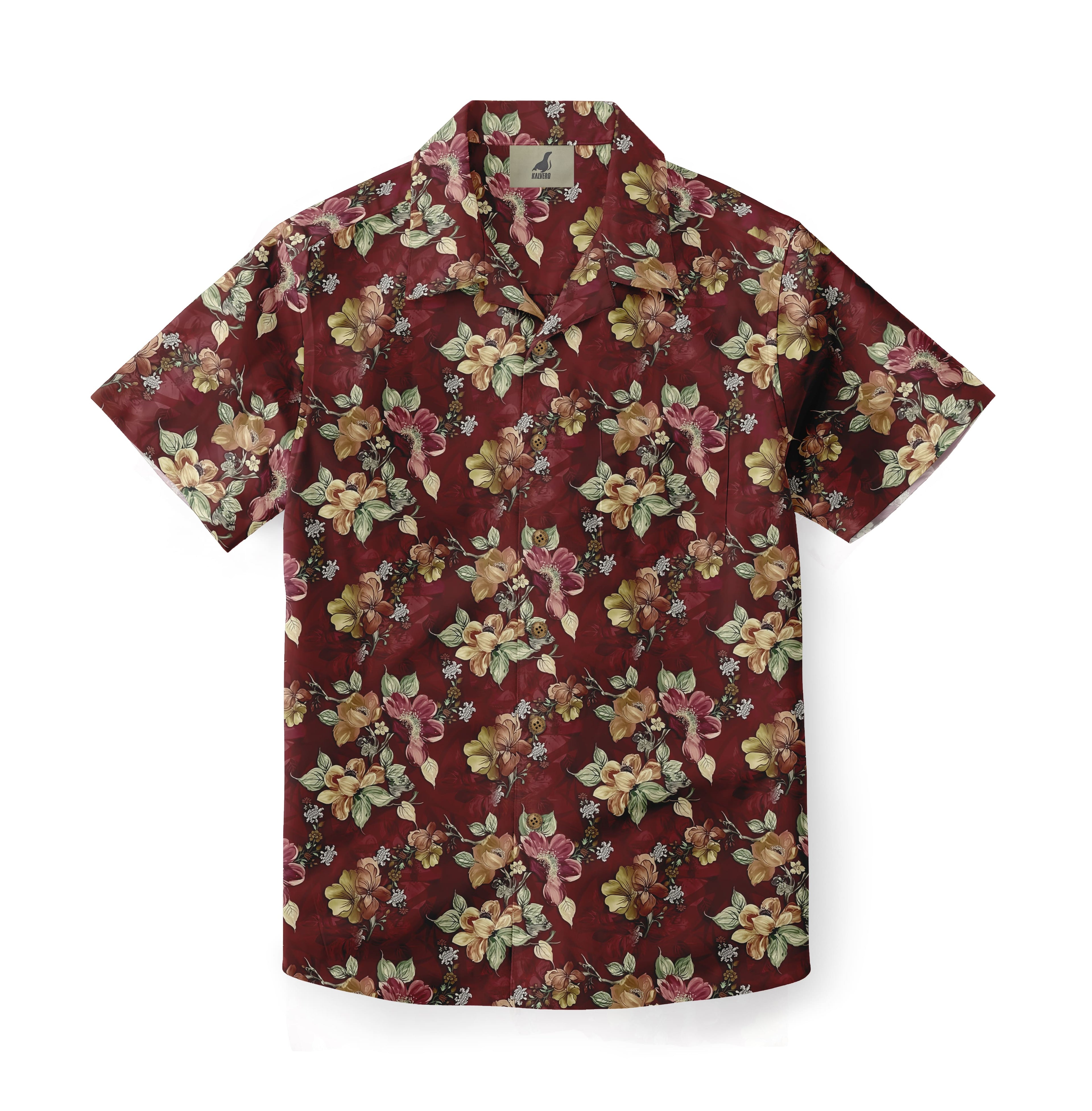 Crimson Garden Vintage Shirt