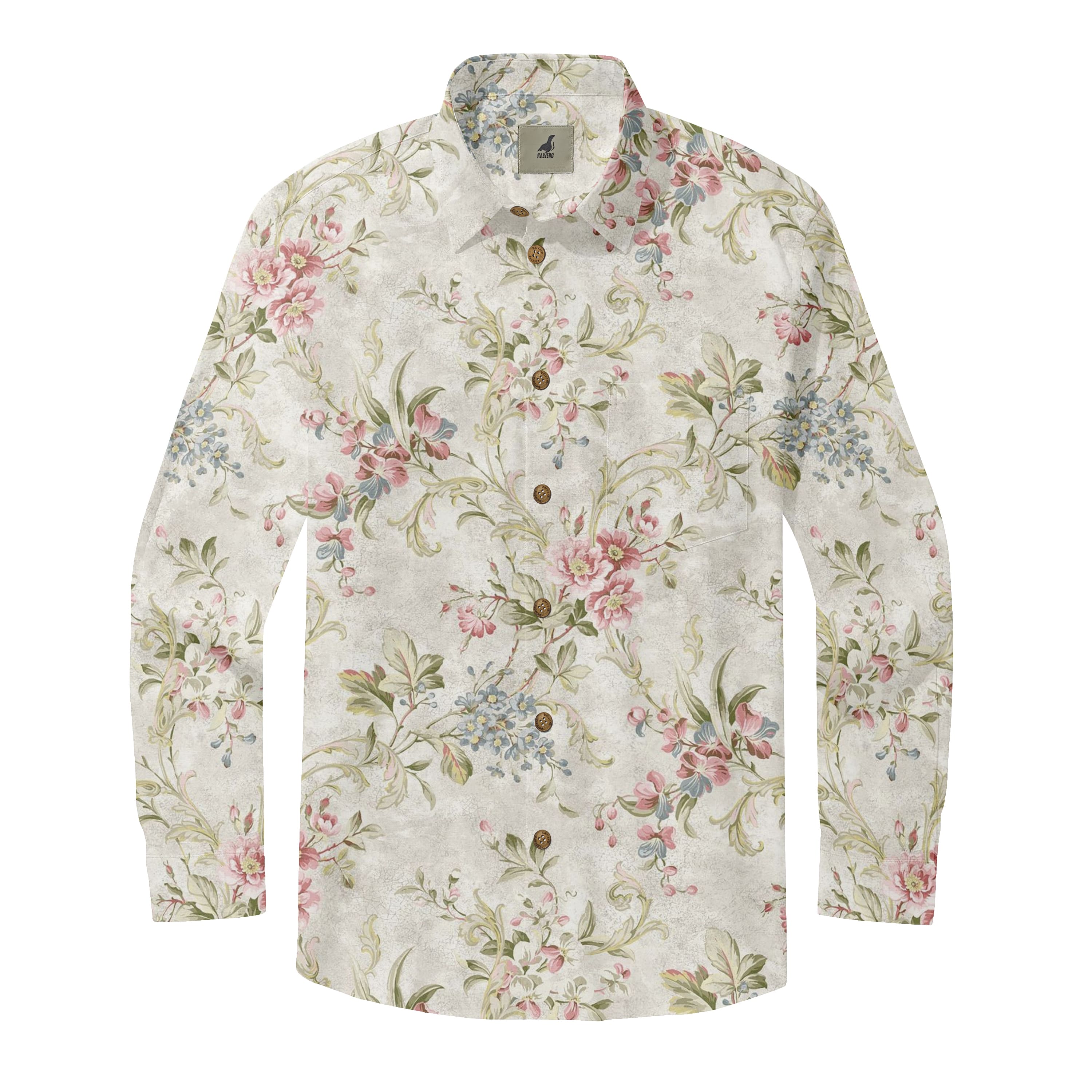 Pink Vine Long Sleeve Shirt