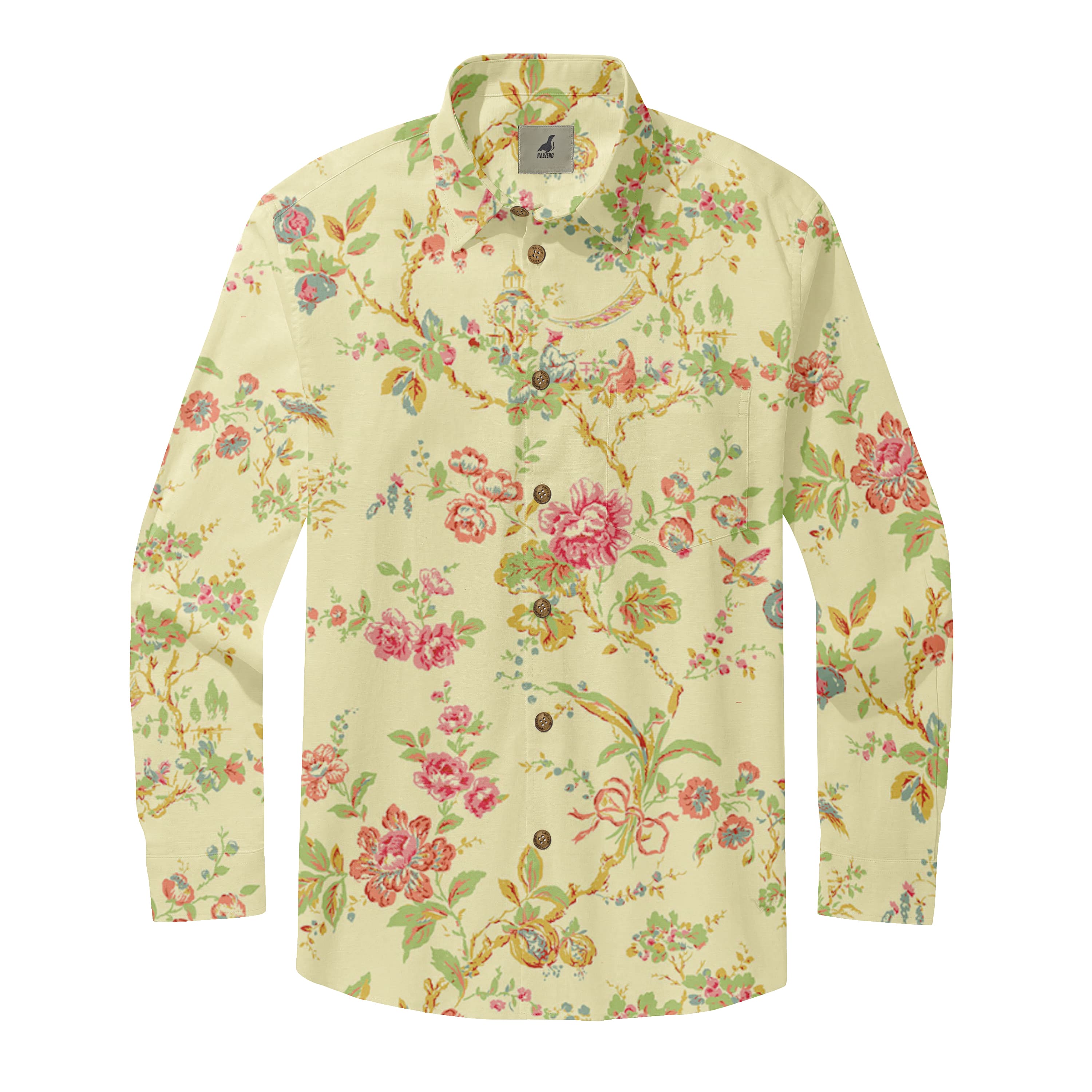 Red Wisteria Long Sleeve Shirt