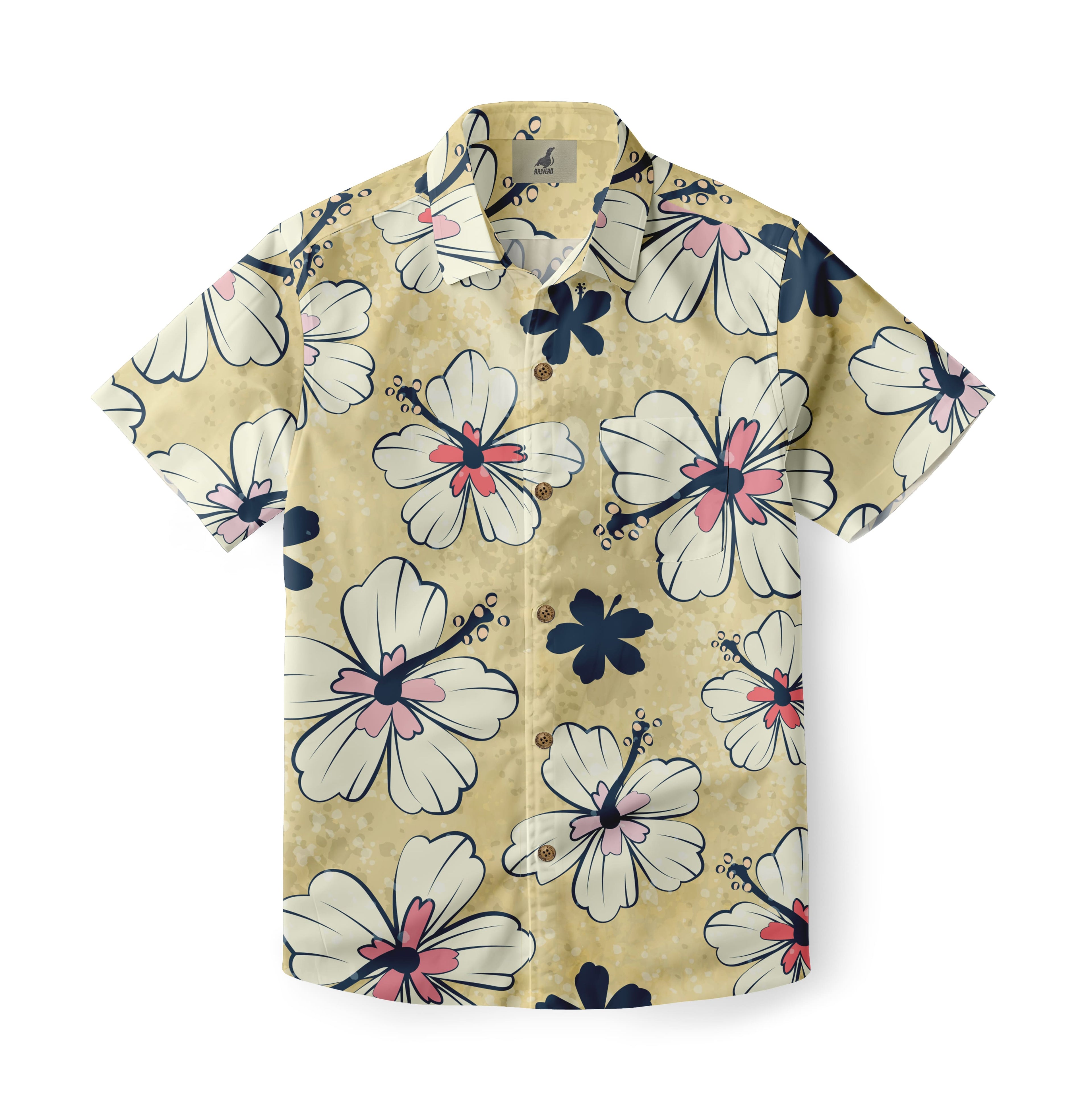 Hibiscus Art Aloha Shirt