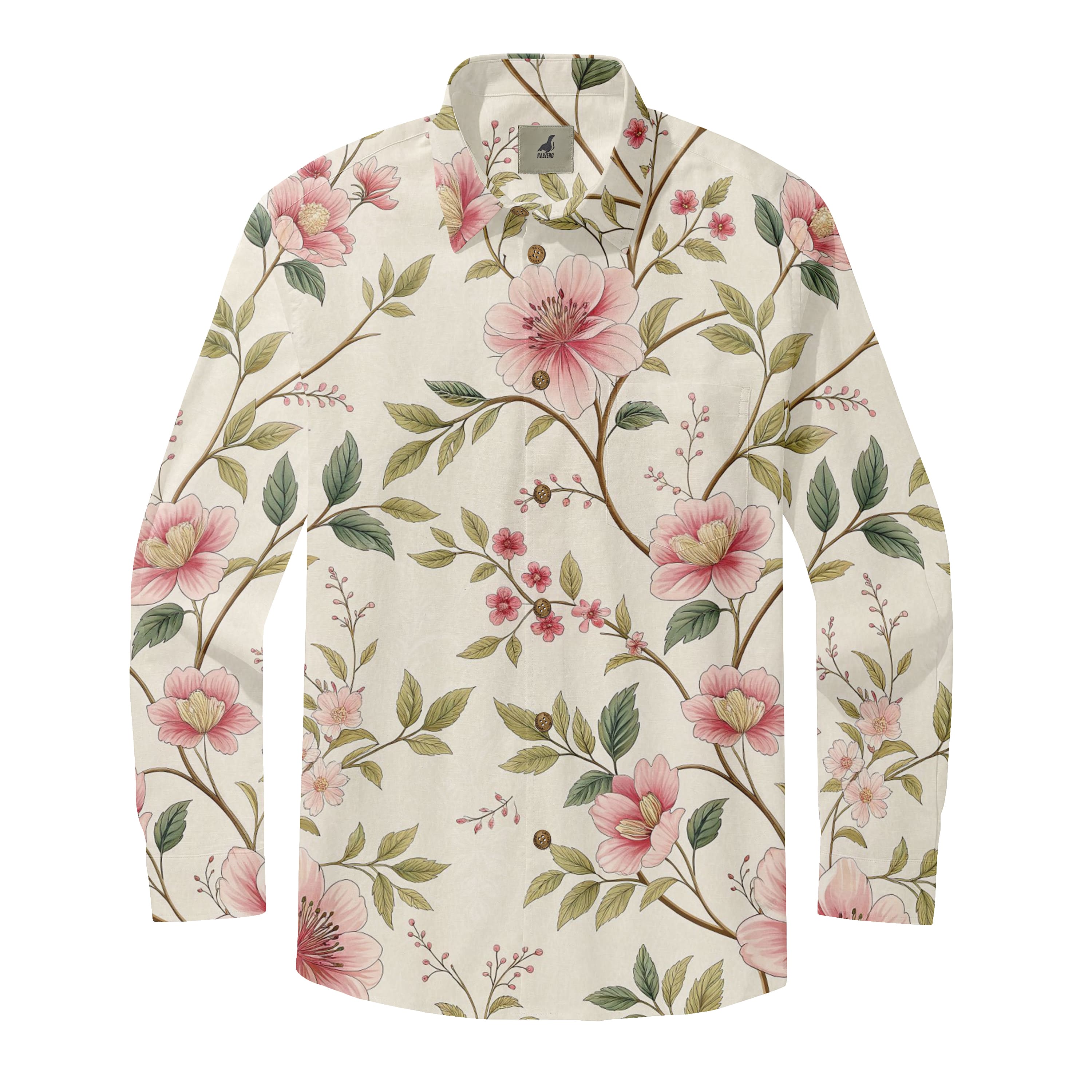 Pink Cherry Long Sleeve Shirt