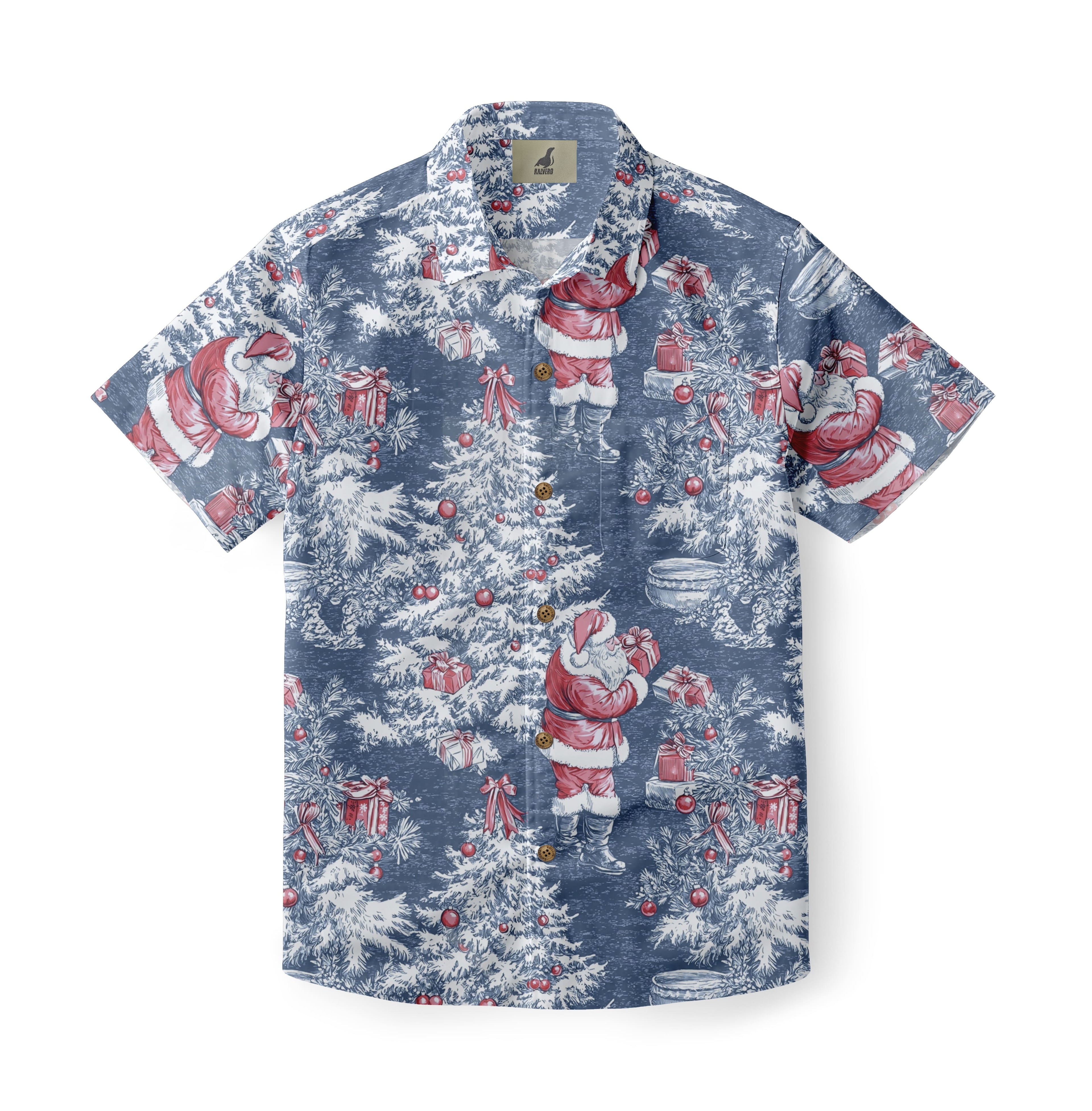 Christmas Scene Aloha Shirt