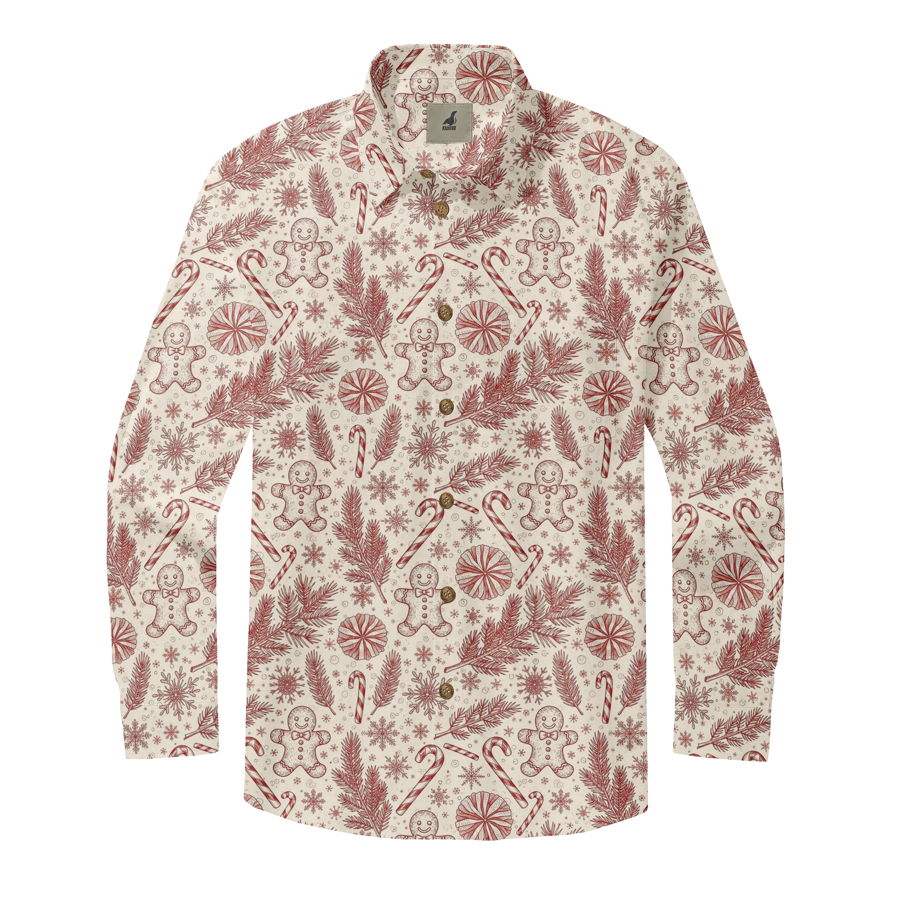 Gingerbread Candy Long Sleeve Shirts