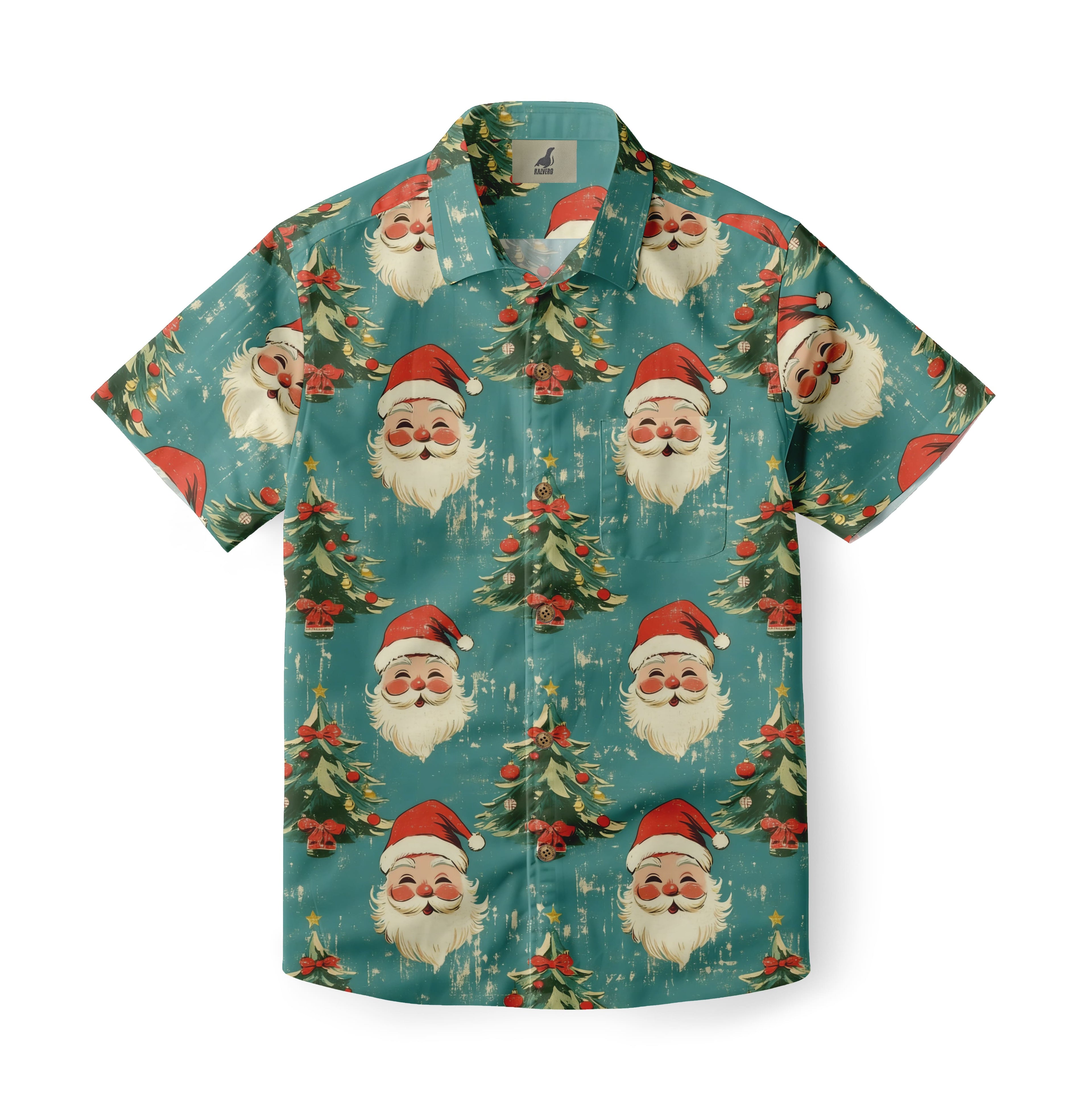 Christmas Tree Aloha Shirt