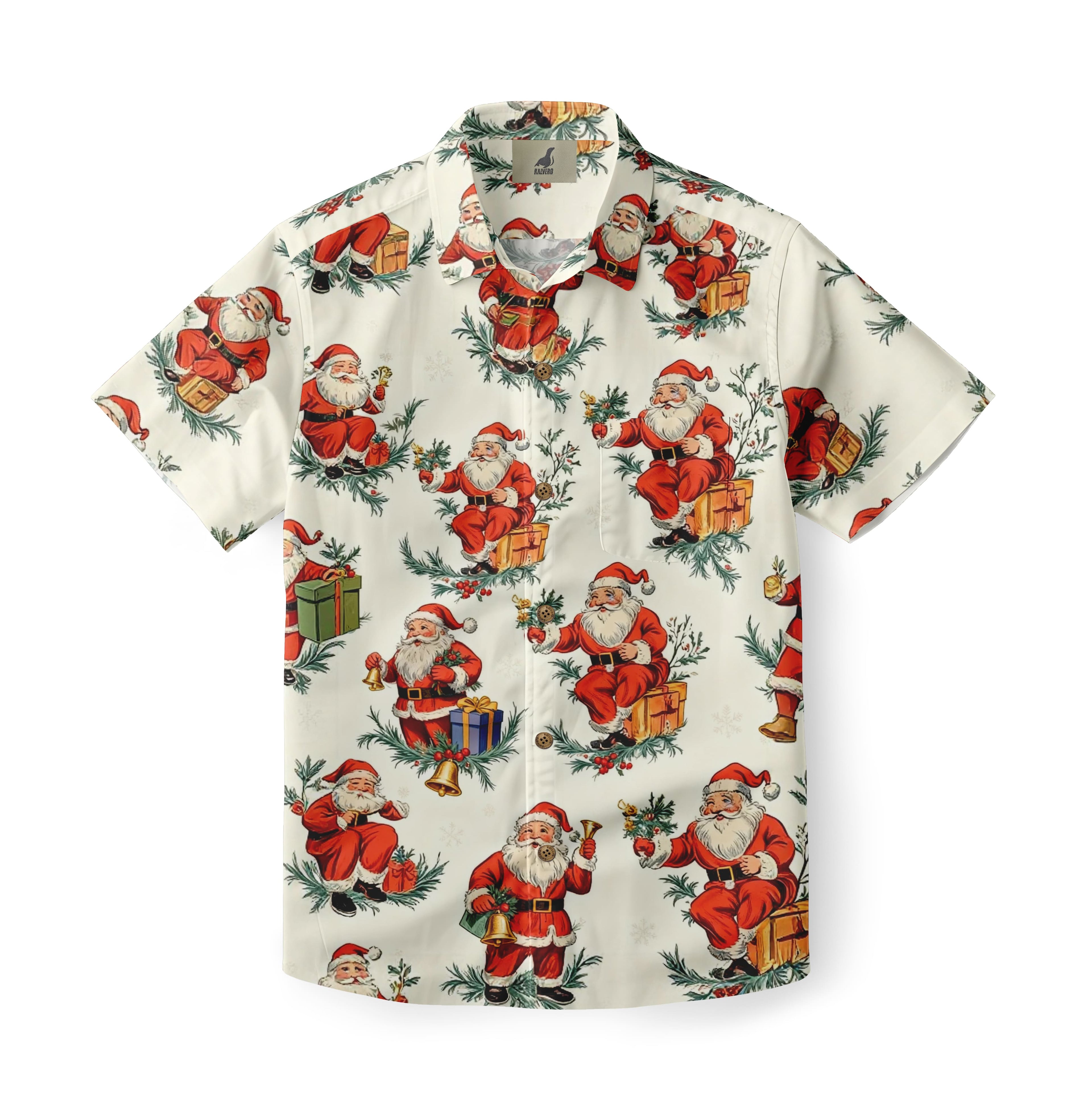 Claus Christmas Aloha Shirt