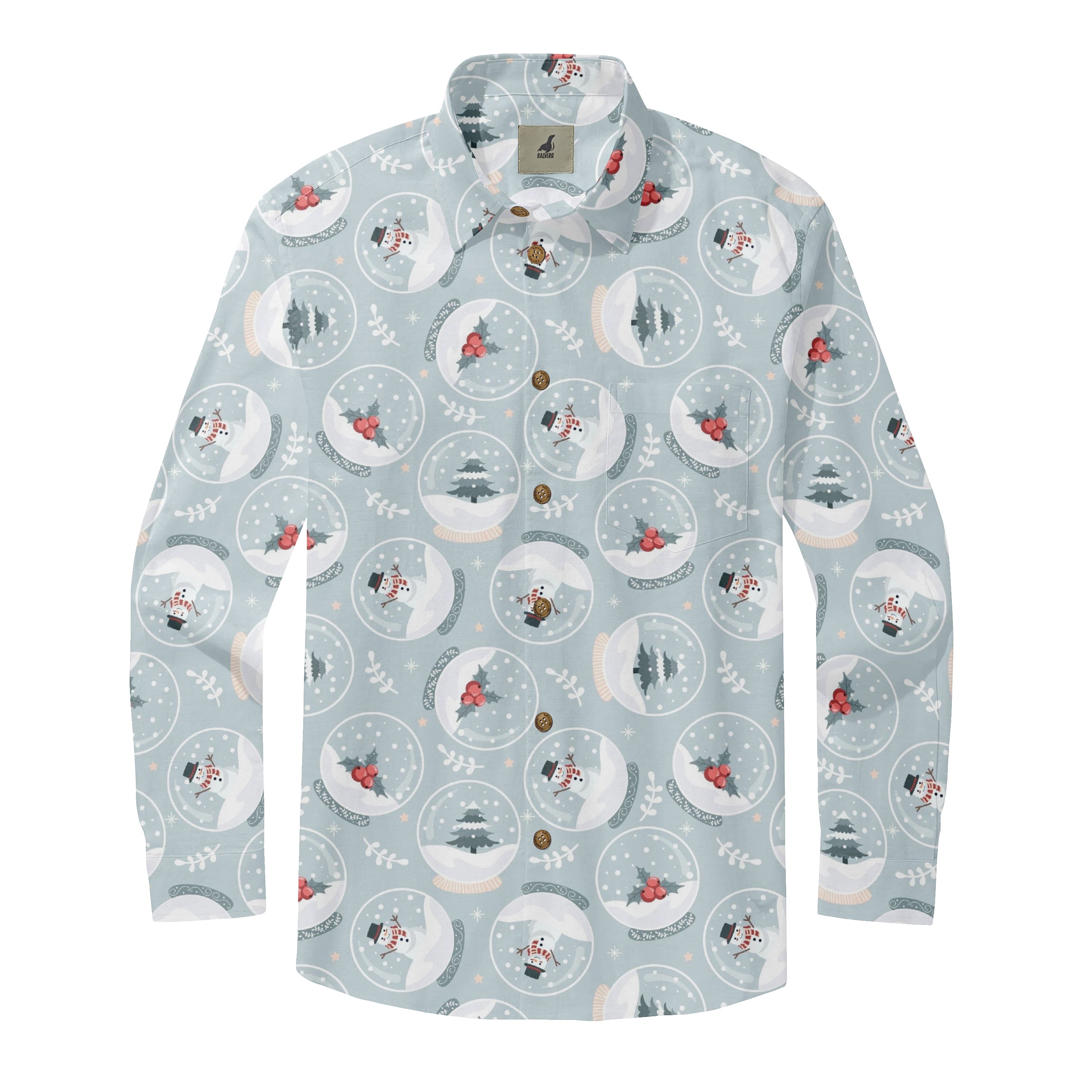 Winter Scene Long Sleeve Shirts