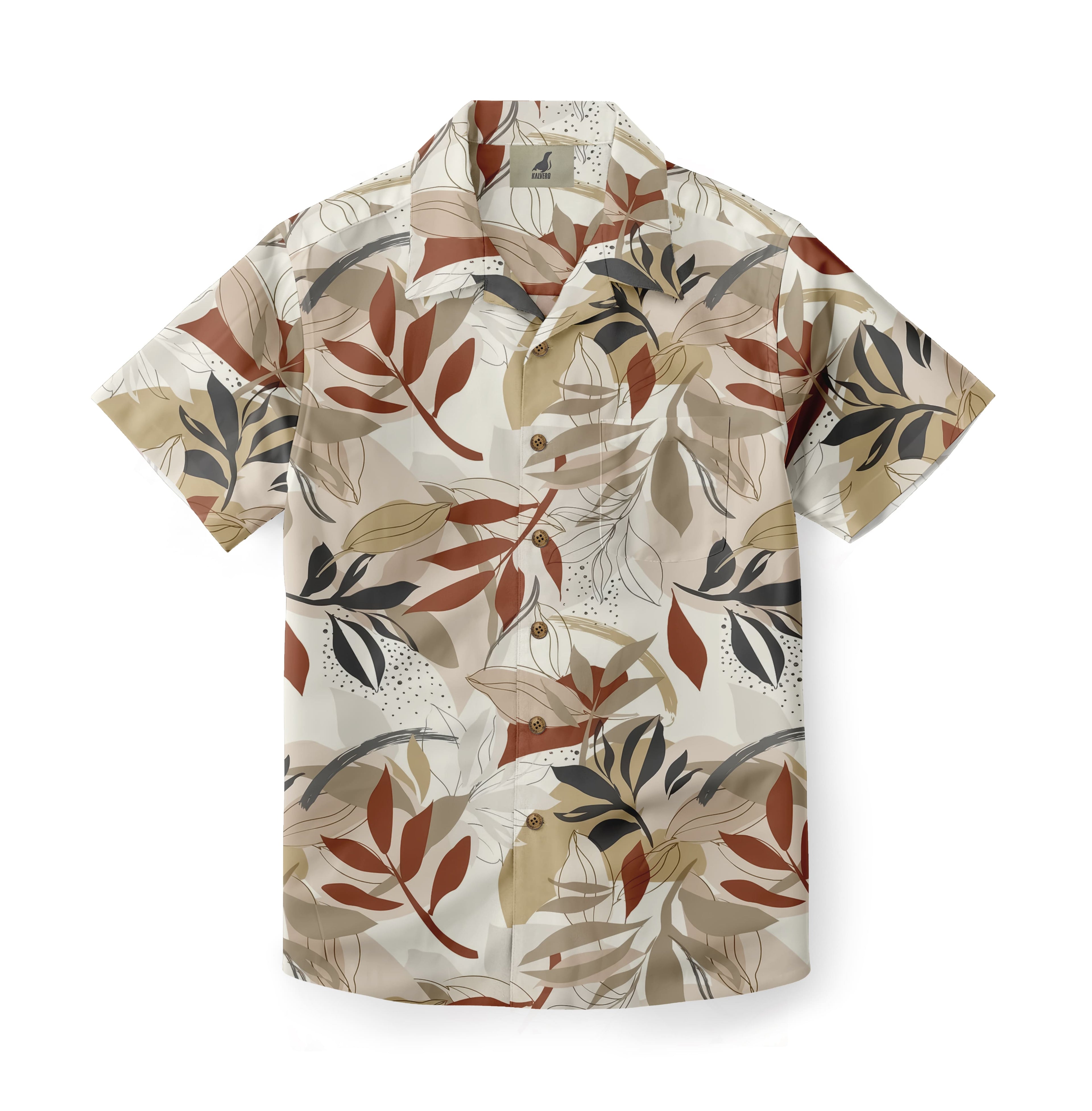 Autumn Leaves Aloha Shirt