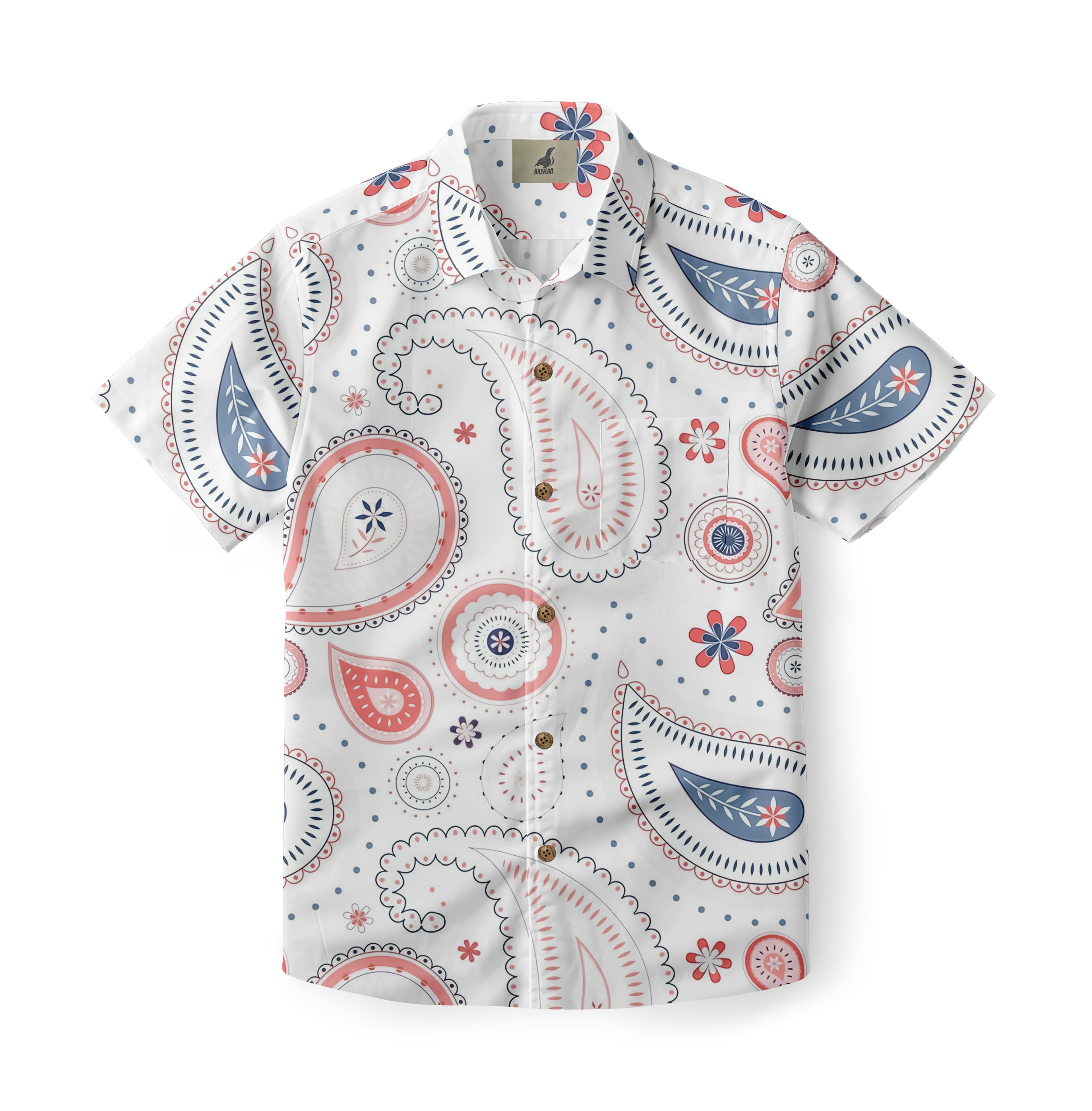 Bohemian Paisley Hawaiian Shirt