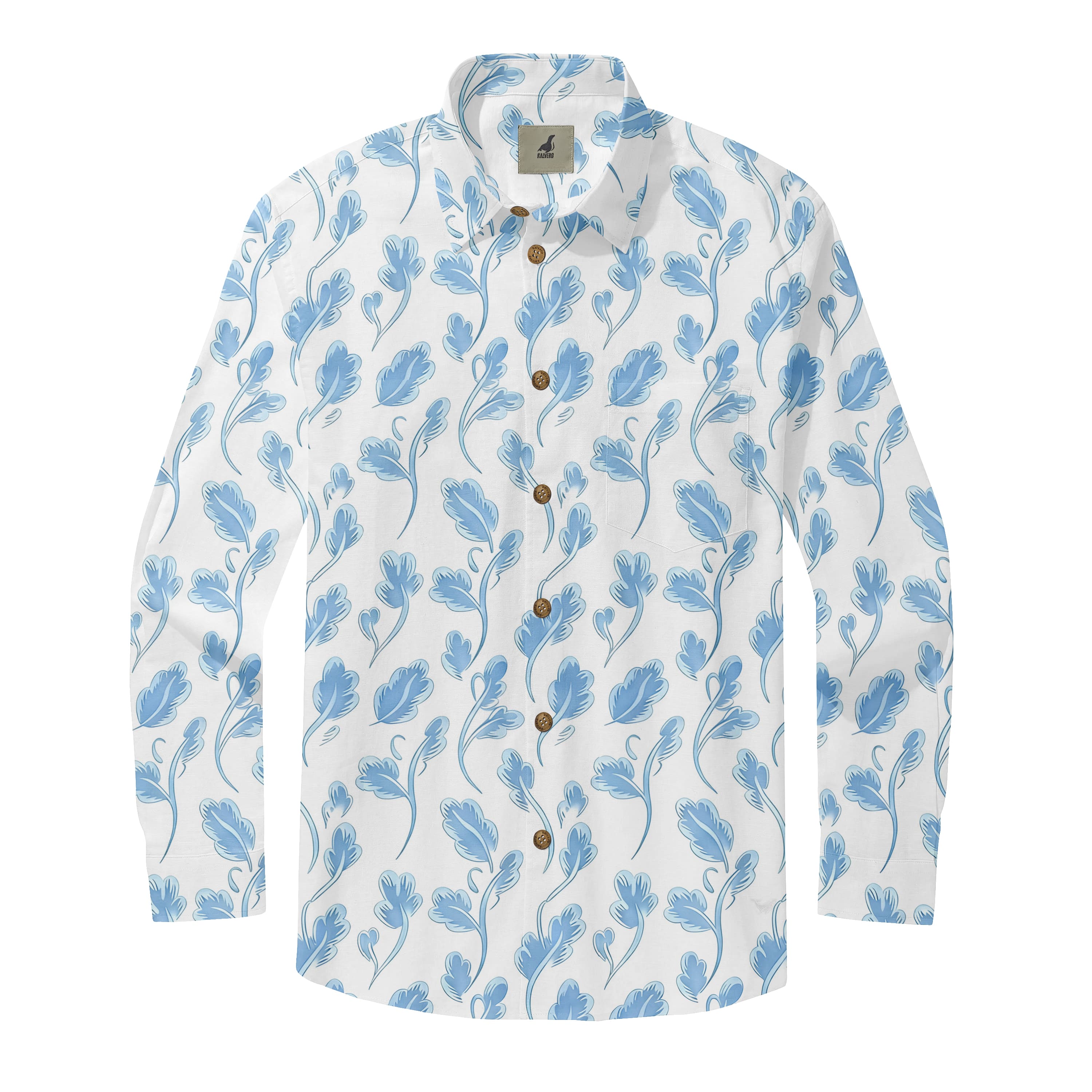 Blue Vine Long Sleeve Shirt
