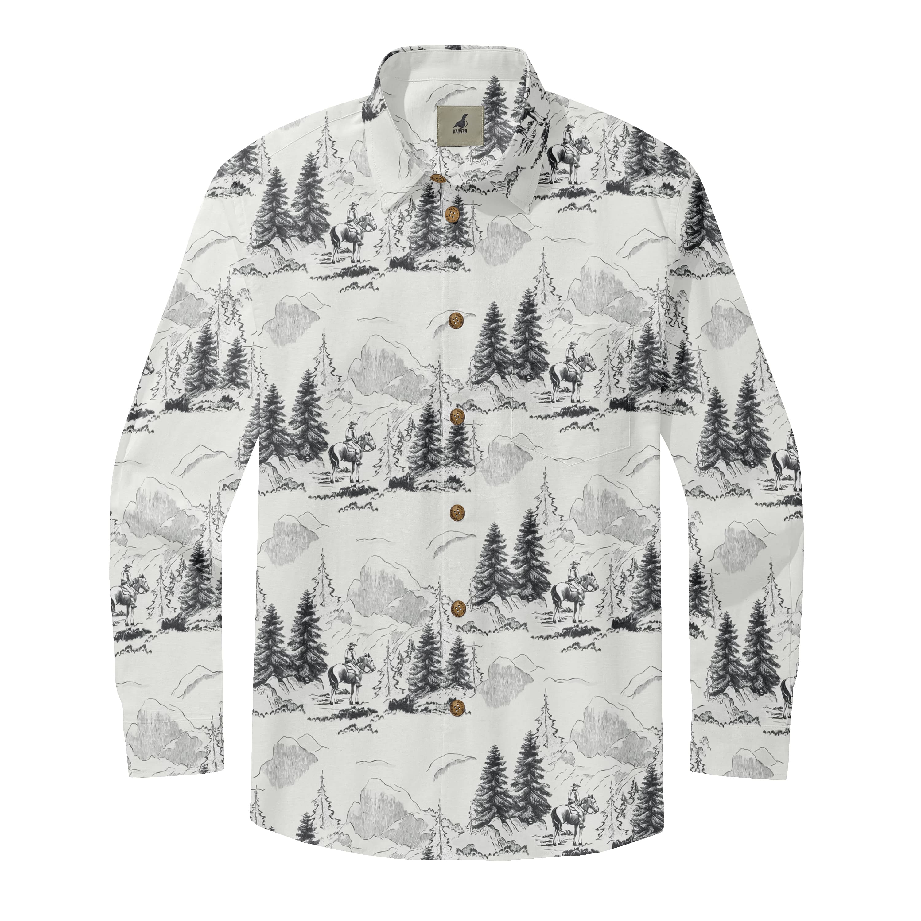 Mountain Forest Long Sleeve Shirts