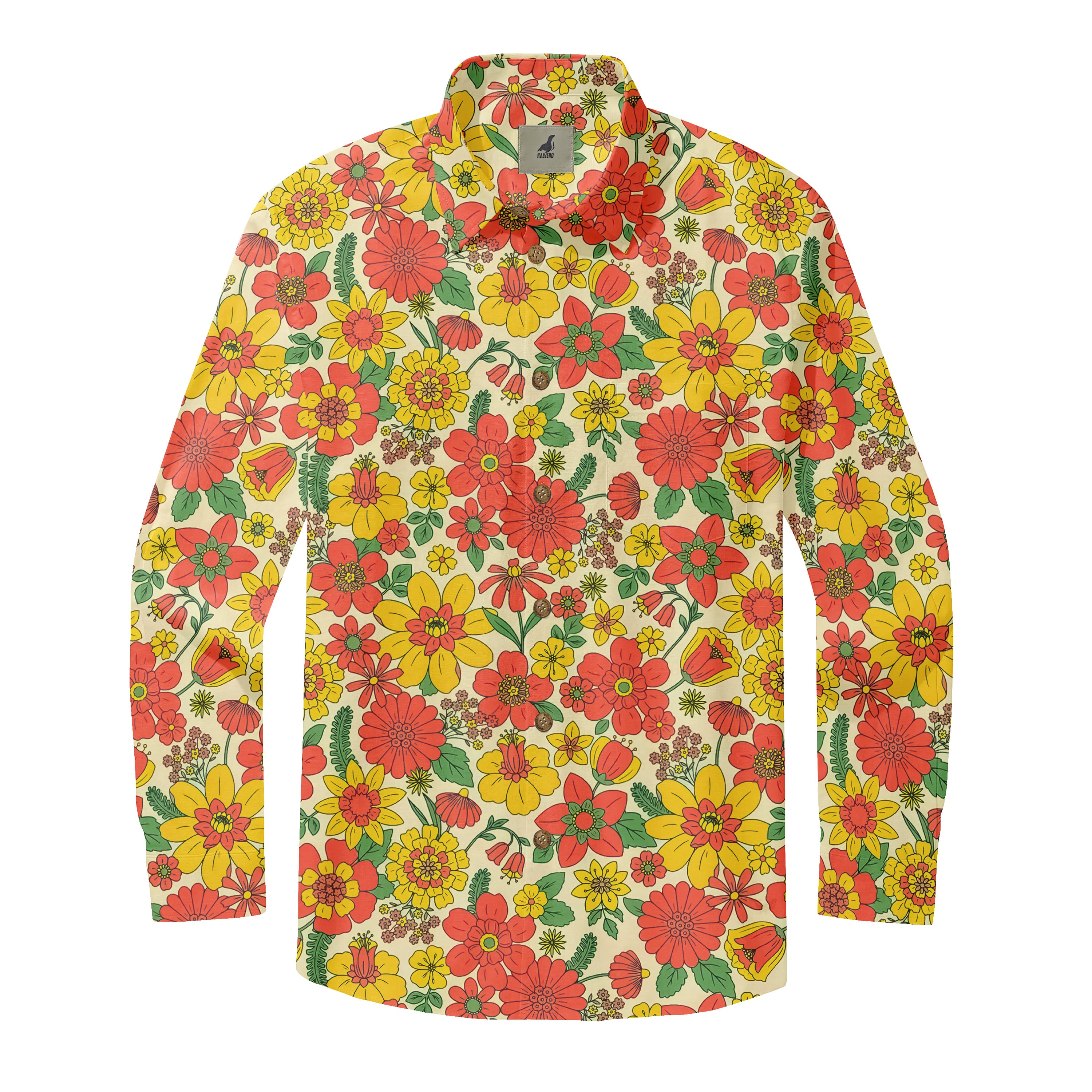 Groovy Floral Long Sleeve Shirt