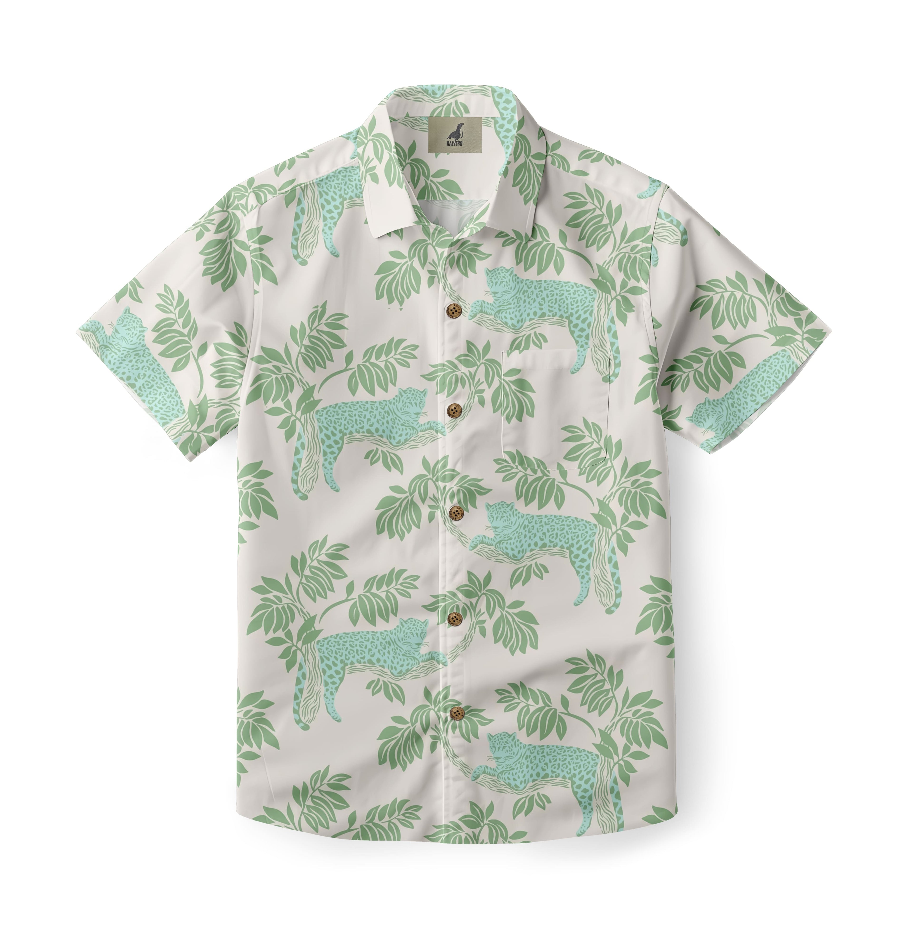 Jungle Leopard Aloha Shirt