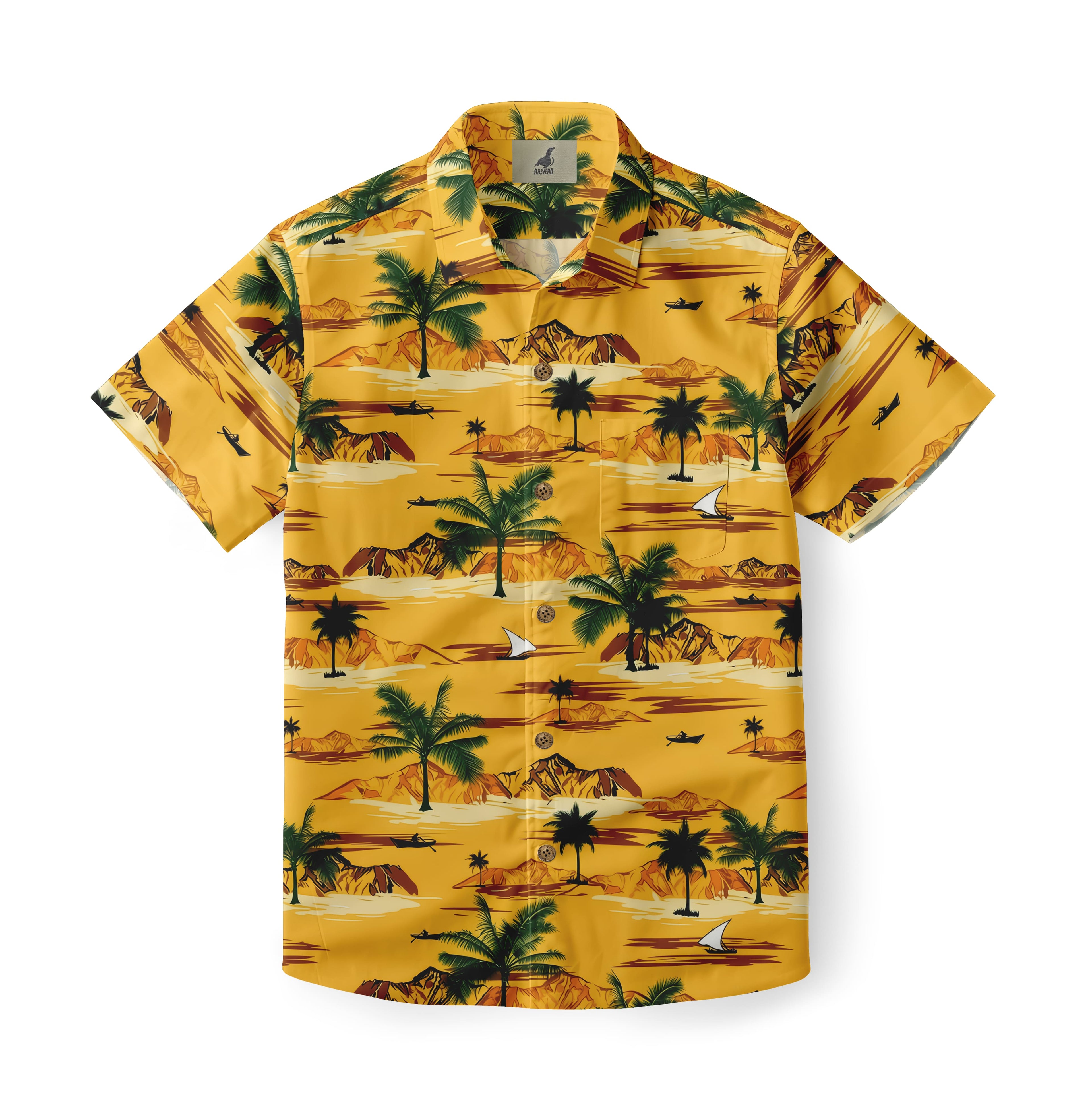 Sunset Island Aloha Shirt