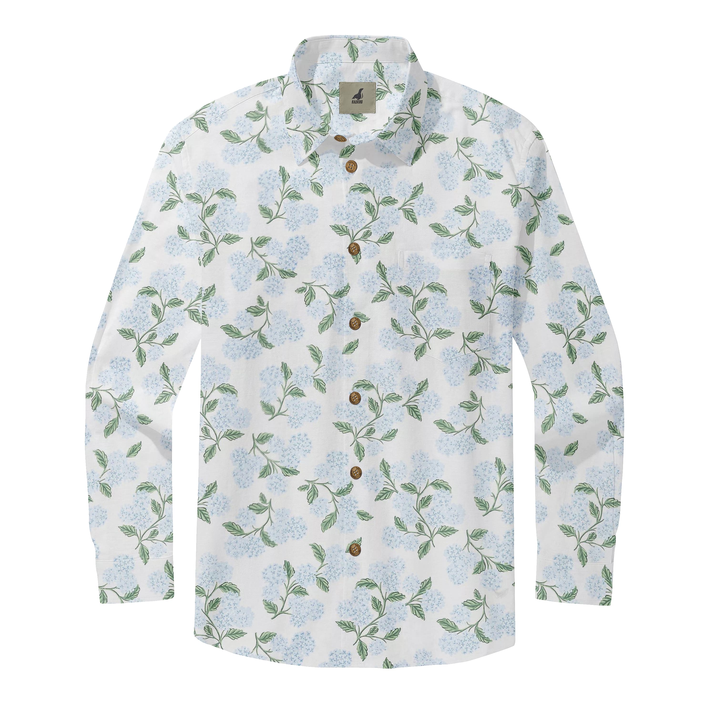 Light Hydrangea Long Sleeve Shirt