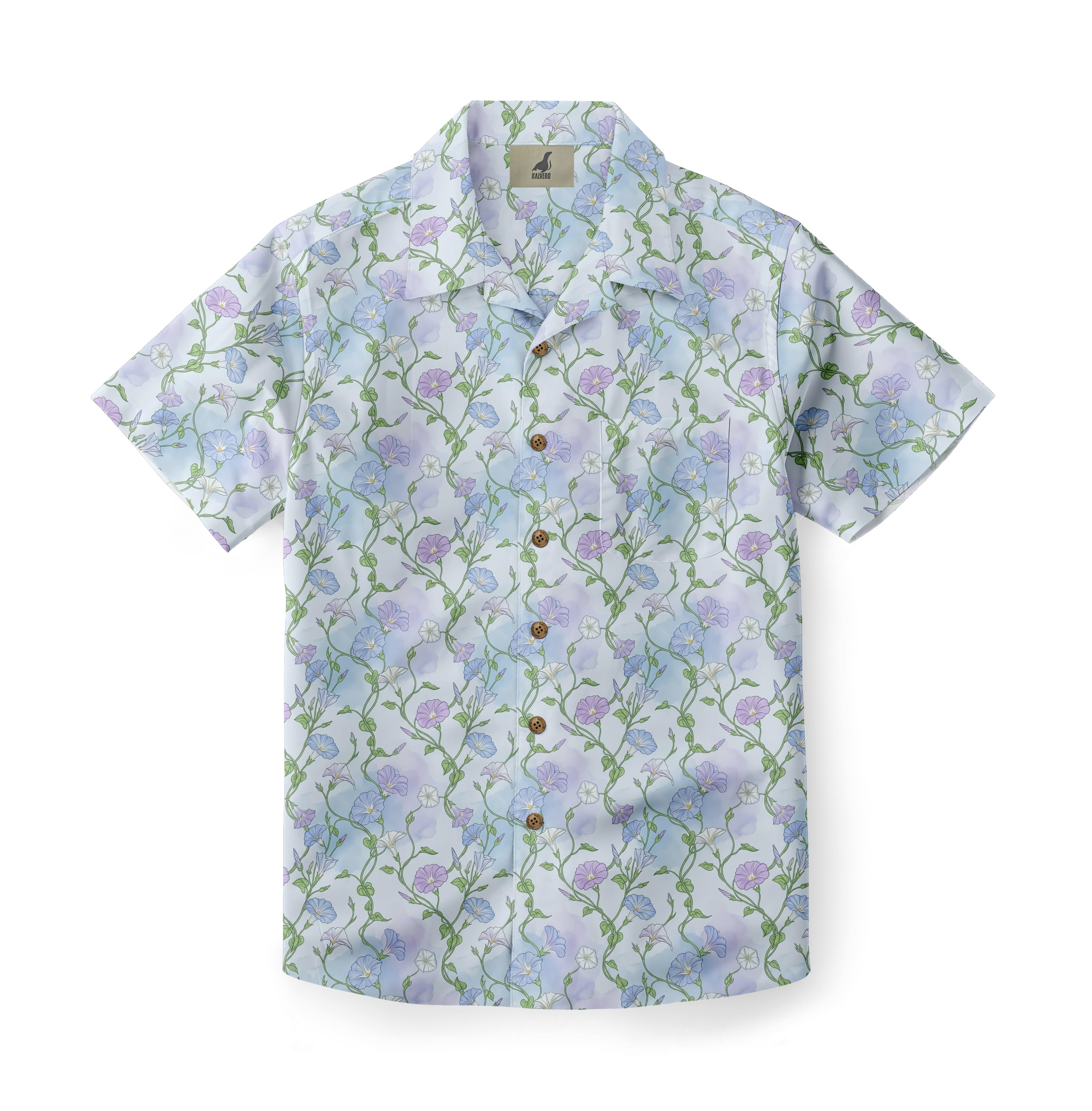 Lavender Meadow Vine Hawaiian Shirt