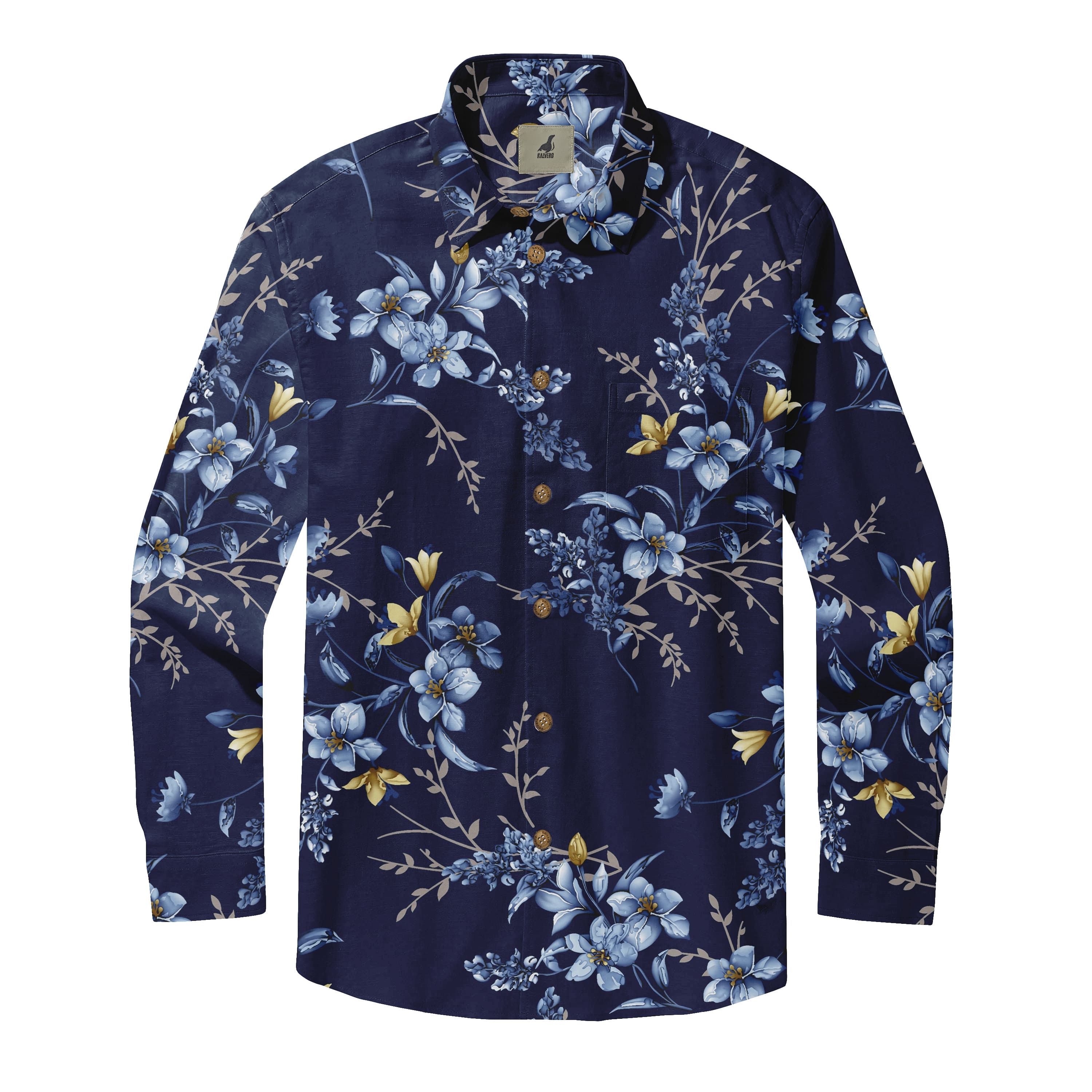Midnight Bloom Reverie Long Sleeve Shirts