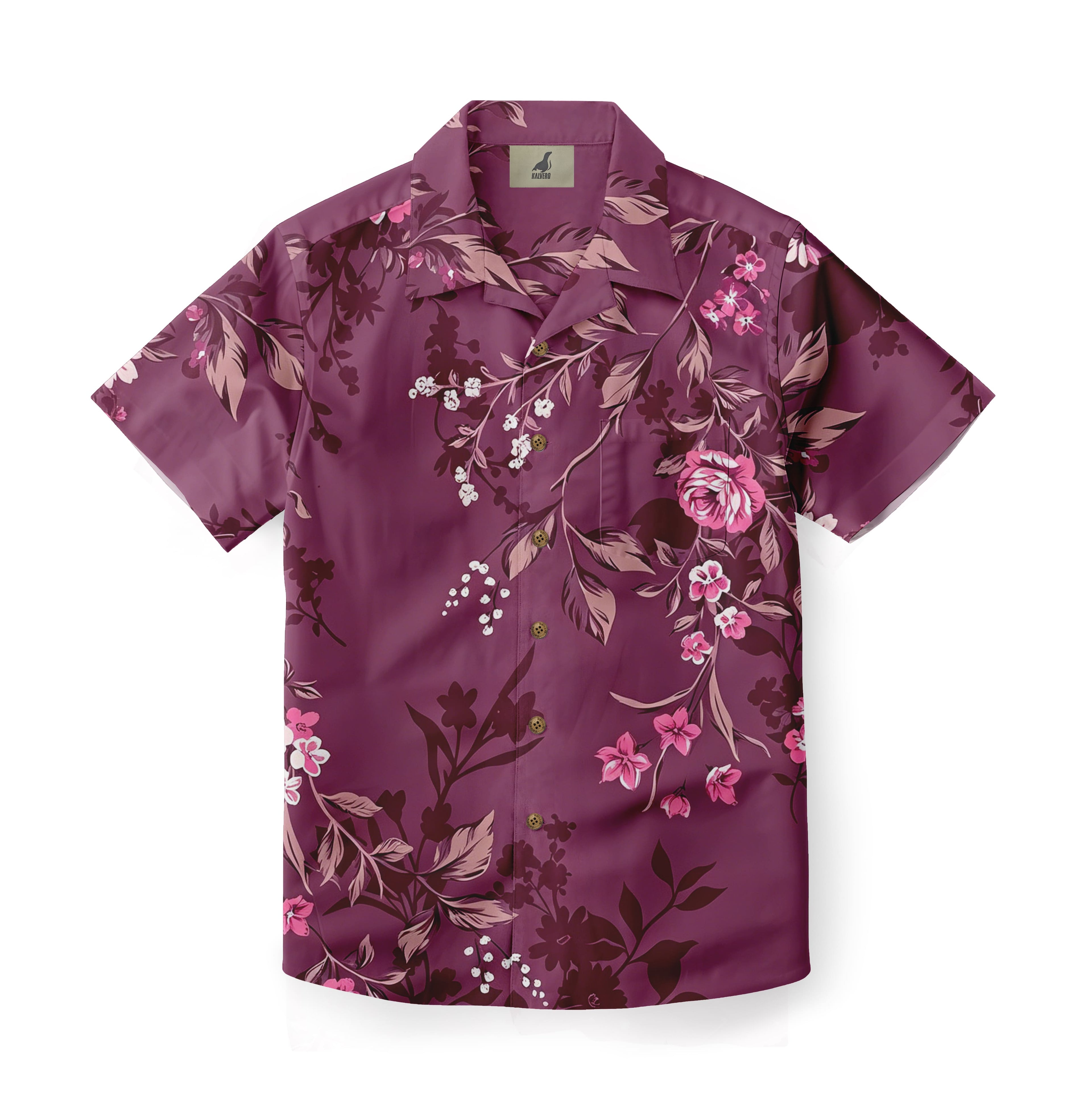 Midnight Orchid Bloom Hawaiian Shirt