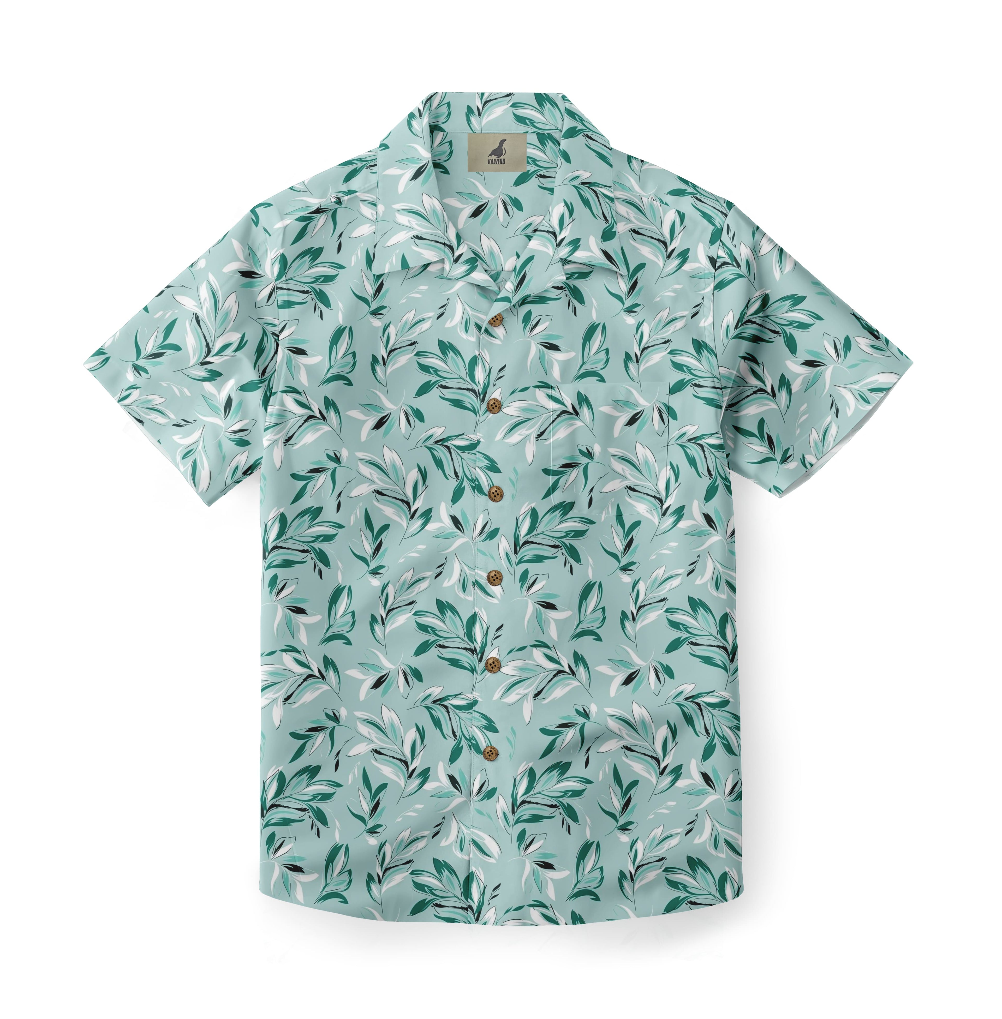 Mint Breeze Tropical Shirt