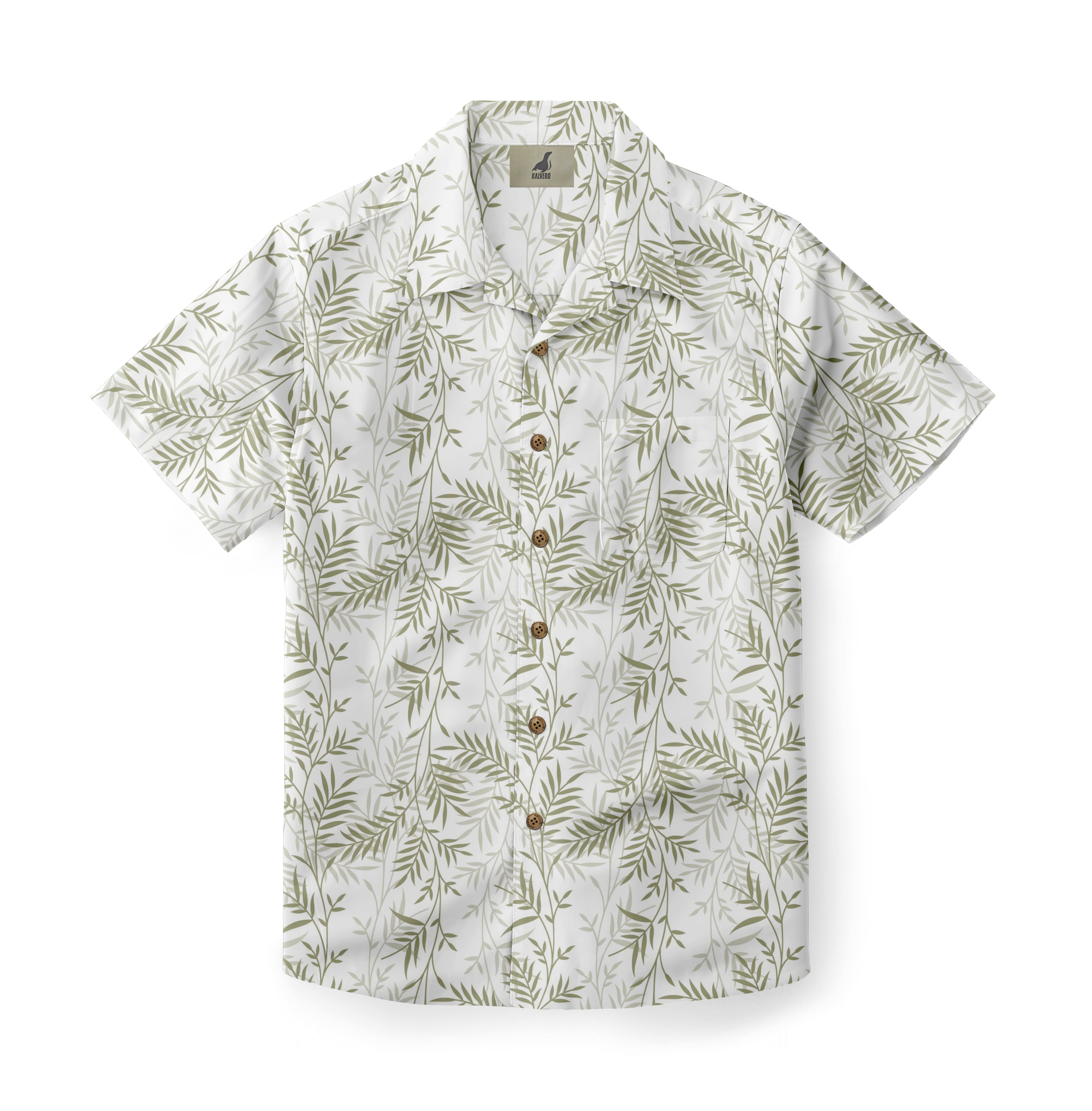 Sage Palm Breeze Hawaiian Shirt