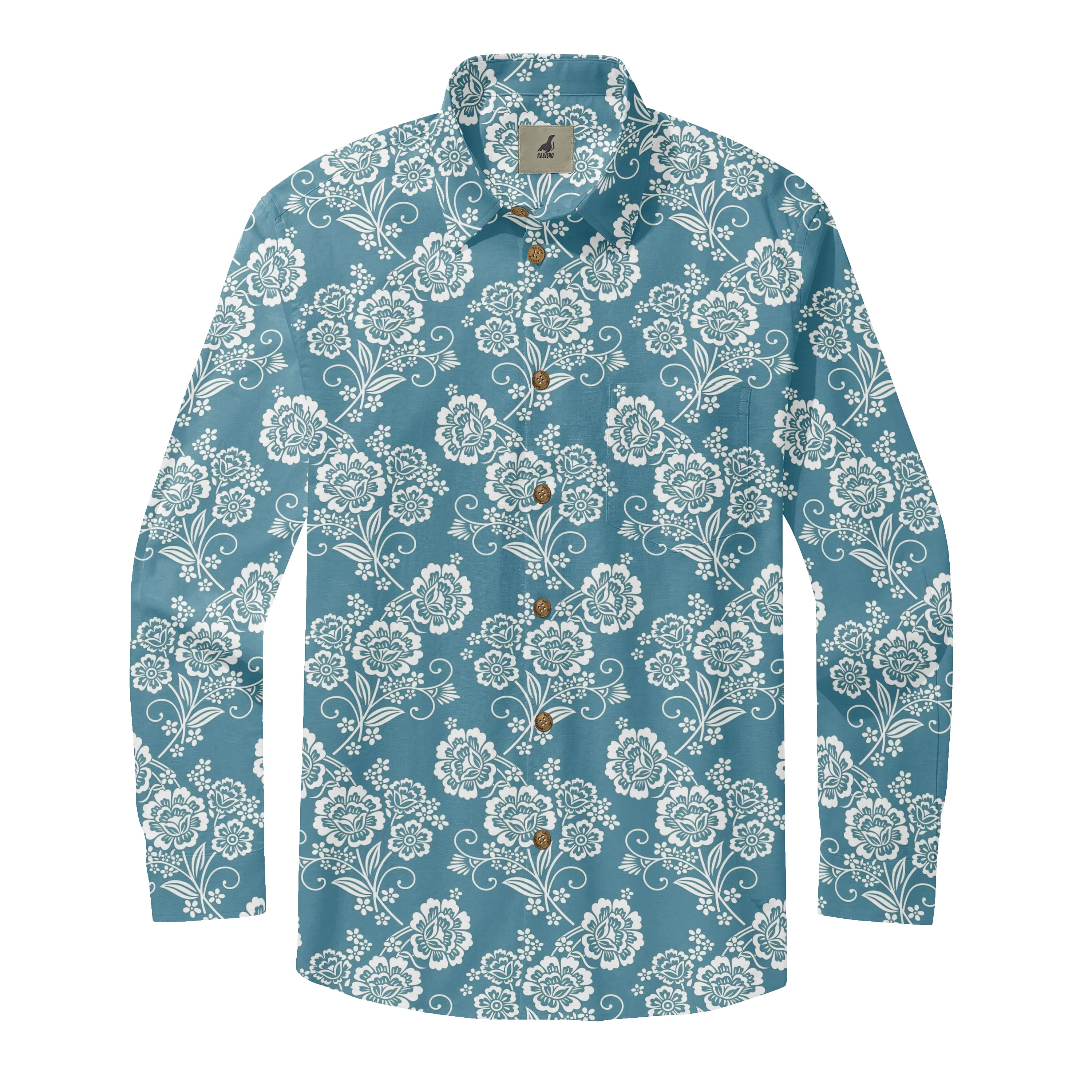 Skyline Floral Breeze Long Sleeve Shirts